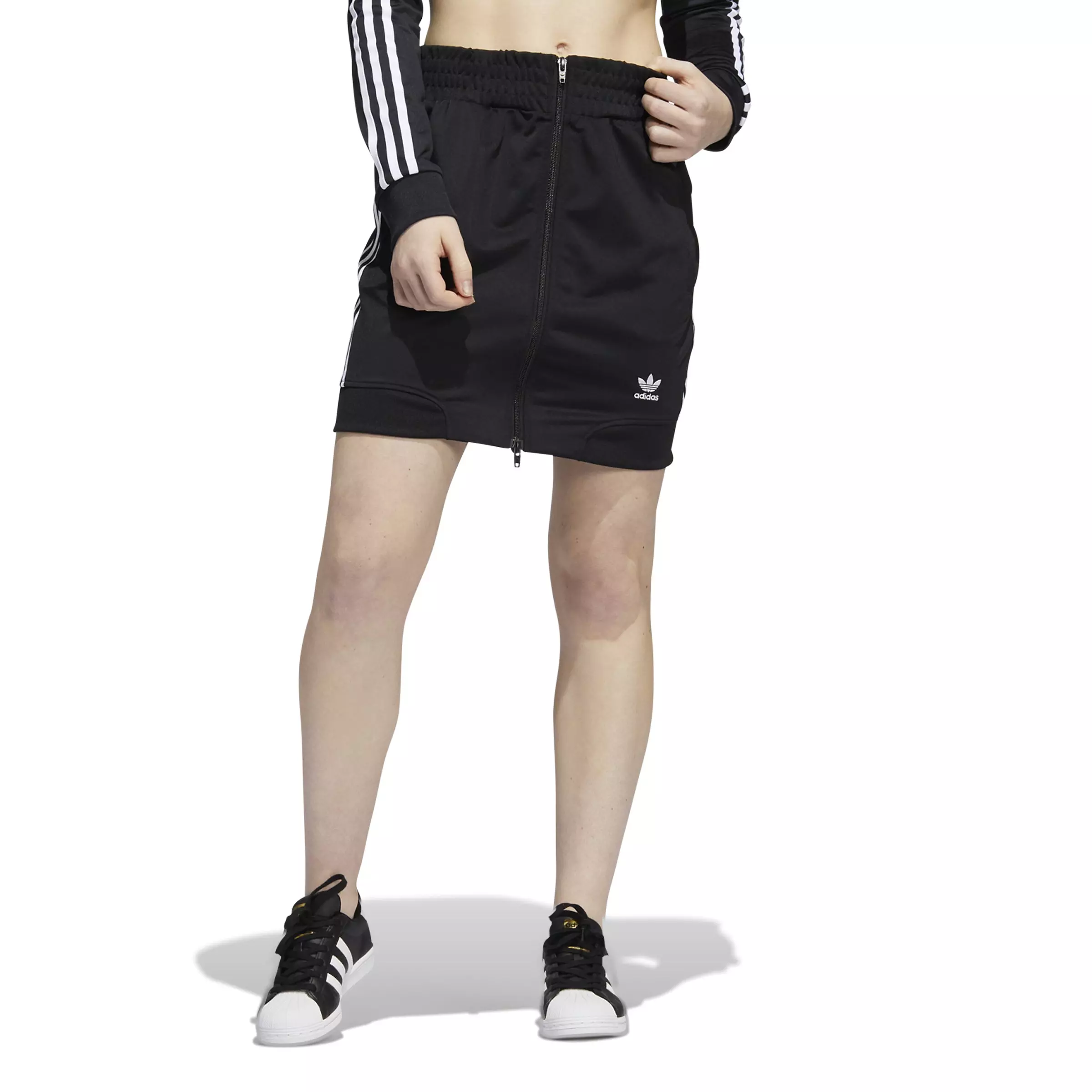 adidas Originals Women's Jeremy Scott Skirt - Black - BLACK