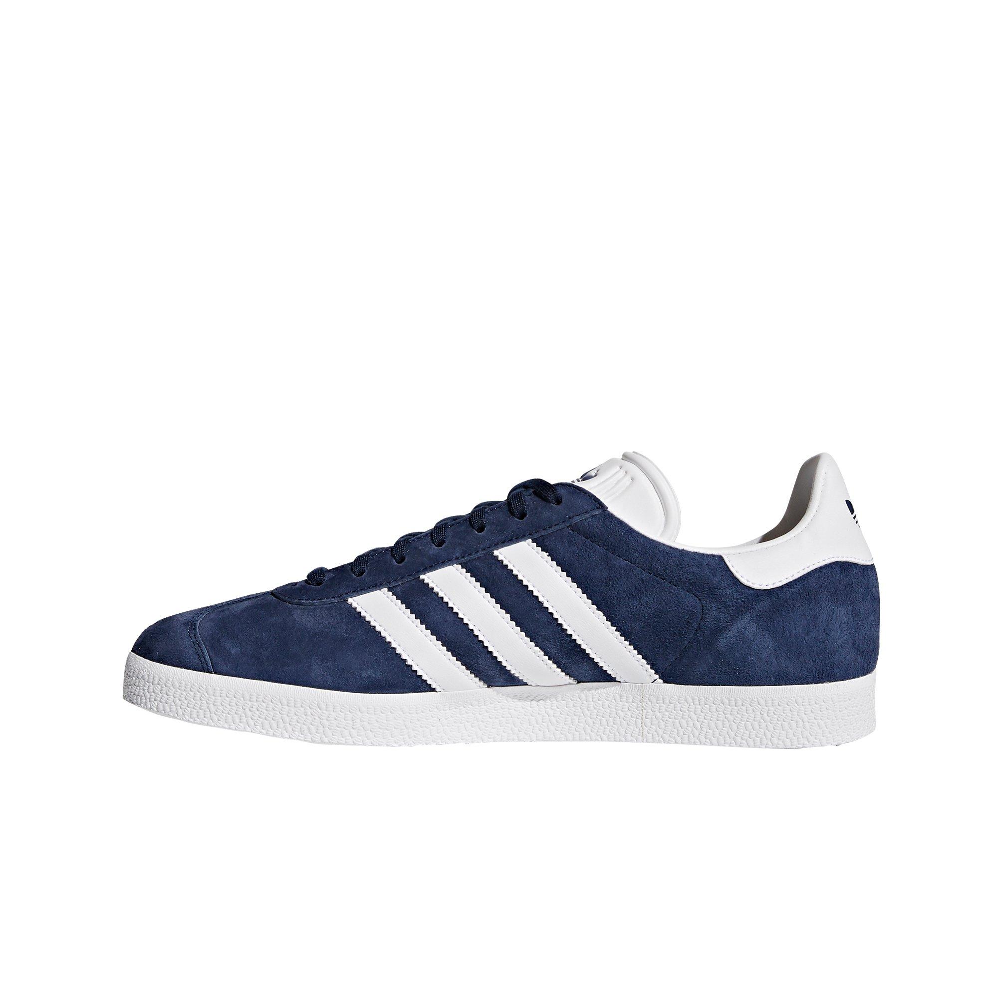 adidas Originals Gazelle "Collegiate Navy/White/Gold Metallic" Men's Shoe - NAVY/WHITE Thumbnail View 2