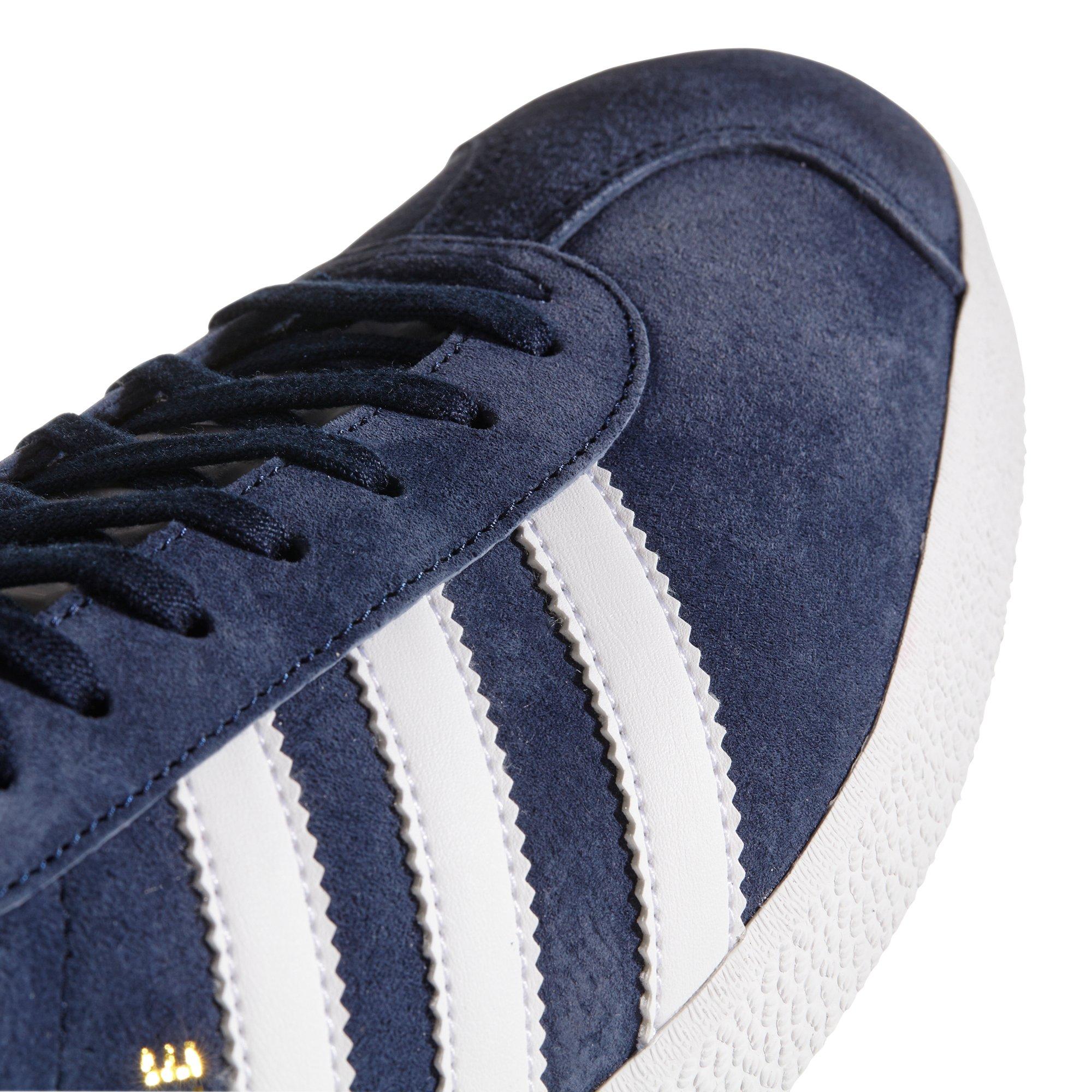 adidas Originals Gazelle "Collegiate Navy/White/Gold Metallic" Men's Shoe - NAVY/WHITE Thumbnail View 8