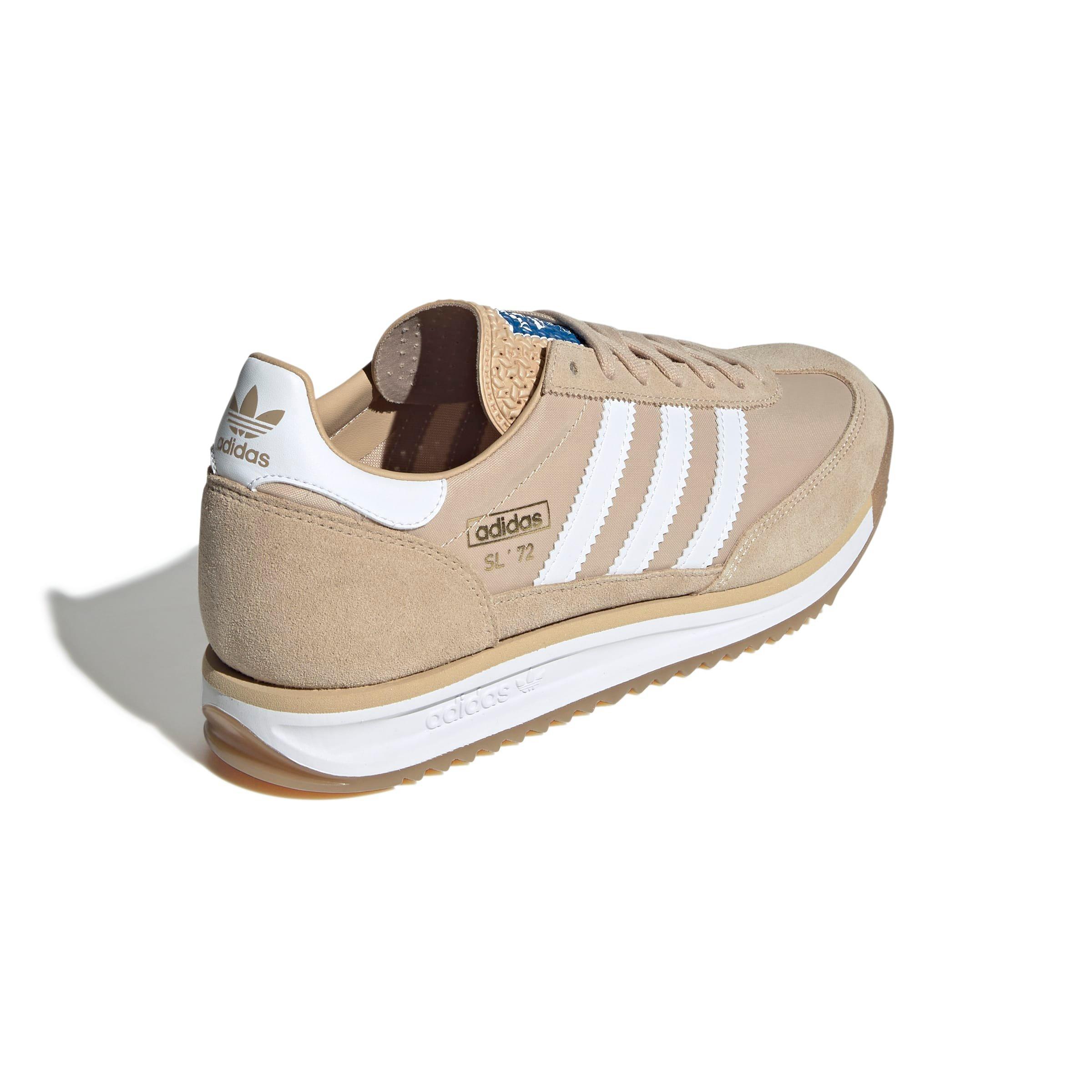 adidas Originals SL 72 RS "Magic Beige/Ftwr White/Bluebird" Men's Shoe - BEIGE/WHITE/BLUEBIRD Thumbnail View 4