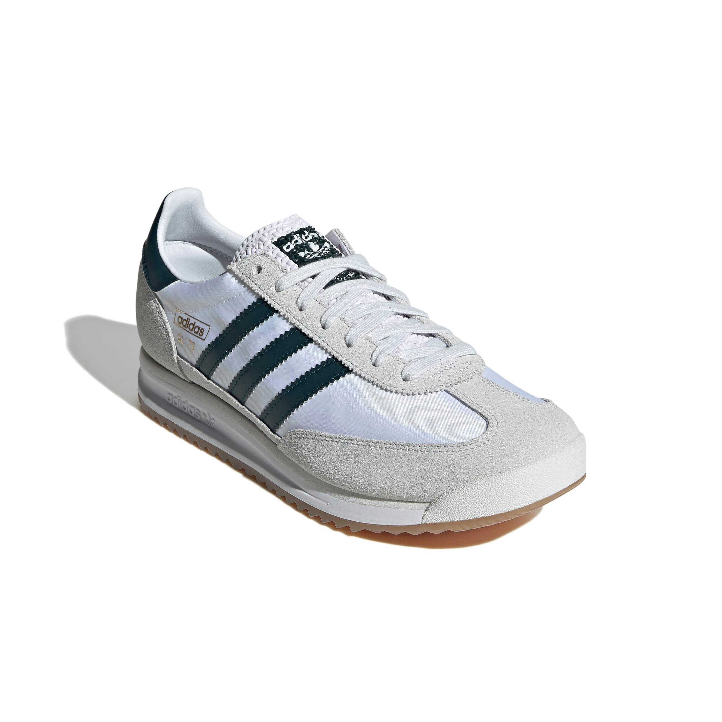 adidas Originals SL 72 RS "Ftwr White/Aurora Ivy/Crystal White" Men's Shoe - WHITE/IVY/WHITE Thumbnail View 3