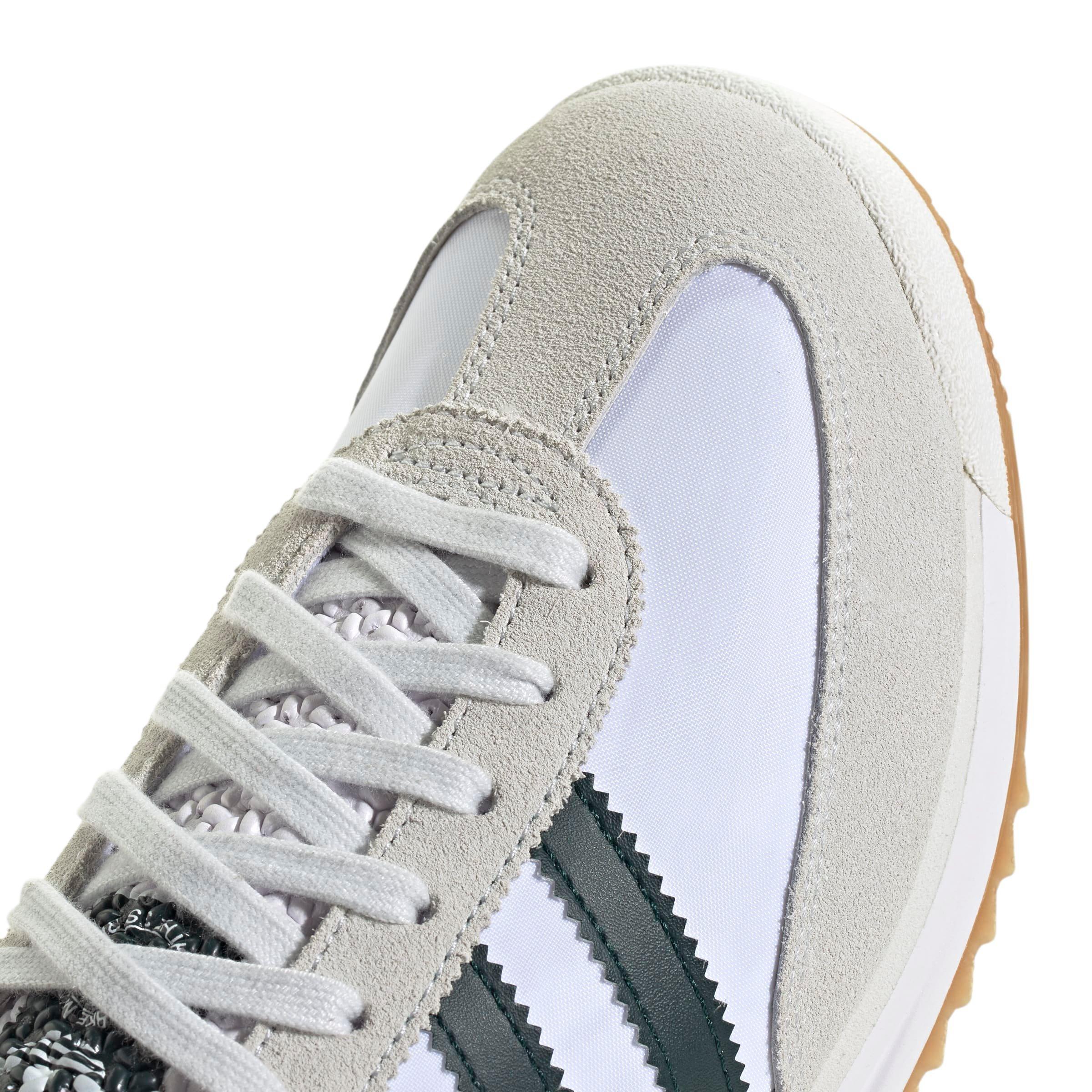 adidas Originals SL 72 RS "Ftwr White/Aurora Ivy/Crystal White" Men's Shoe - WHITE/IVY/WHITE Thumbnail View 7