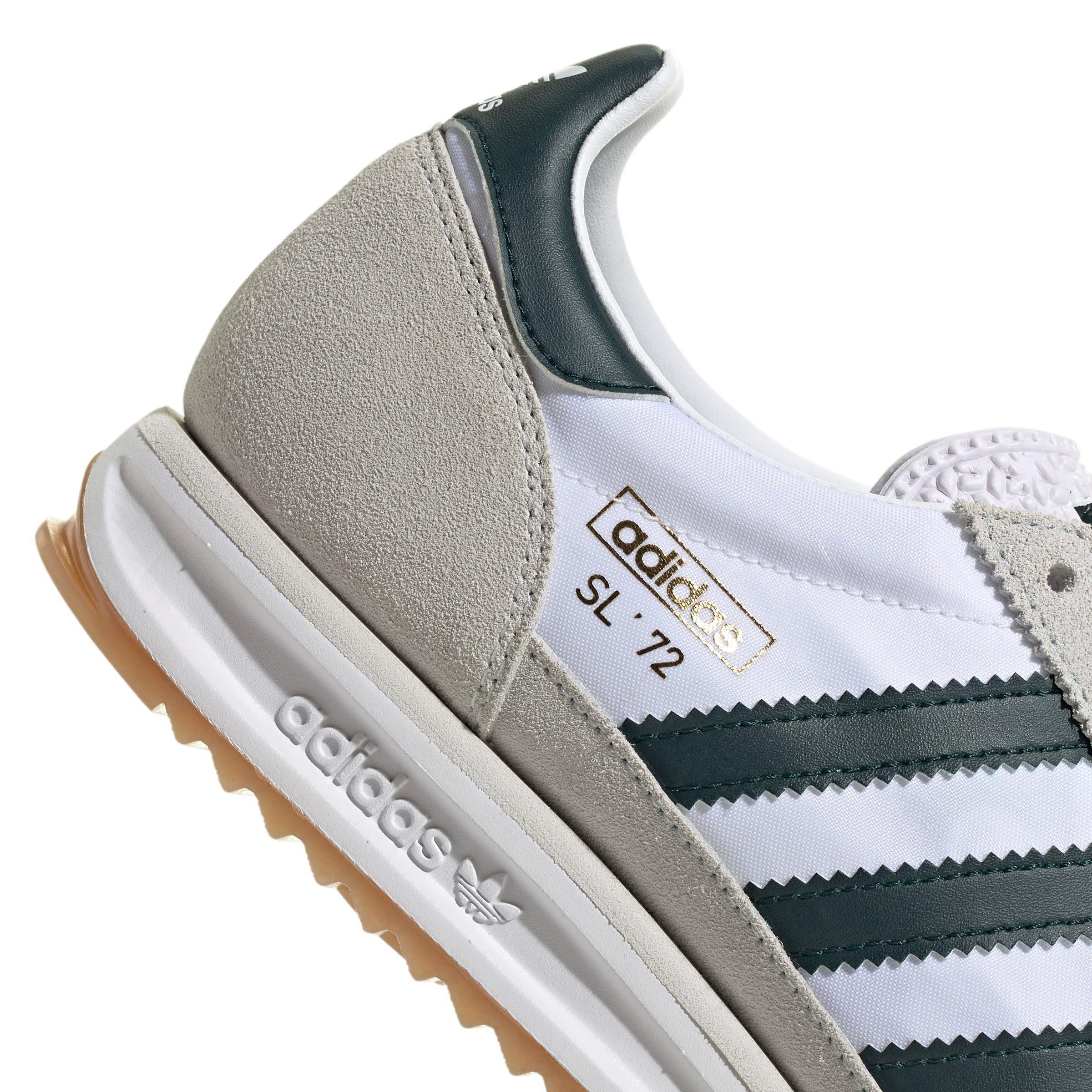 adidas Originals SL 72 RS "Ftwr White/Aurora Ivy/Crystal White" Men's Shoe - WHITE/IVY/WHITE Thumbnail View 8
