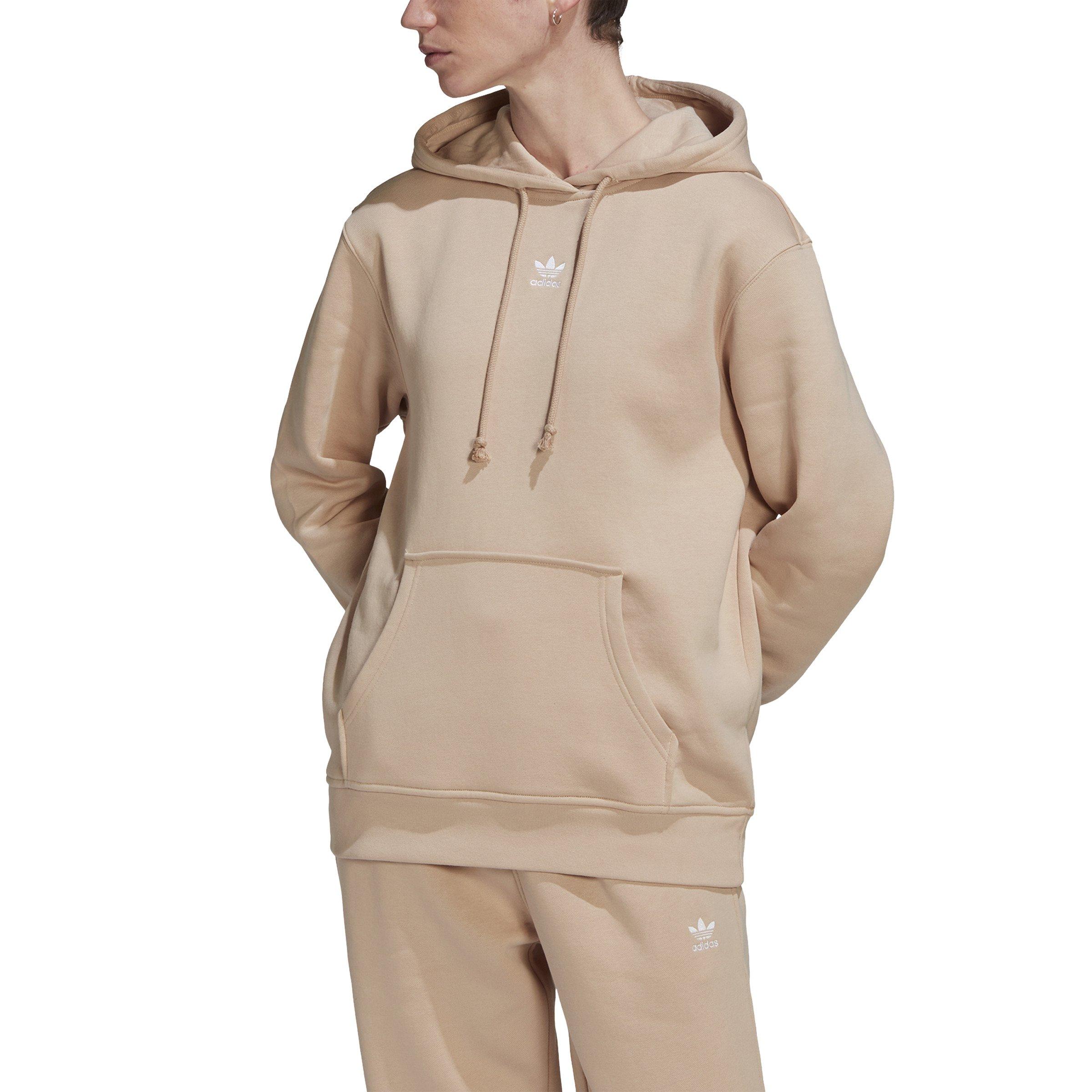 Adidas originals essentials hoodie in online beige