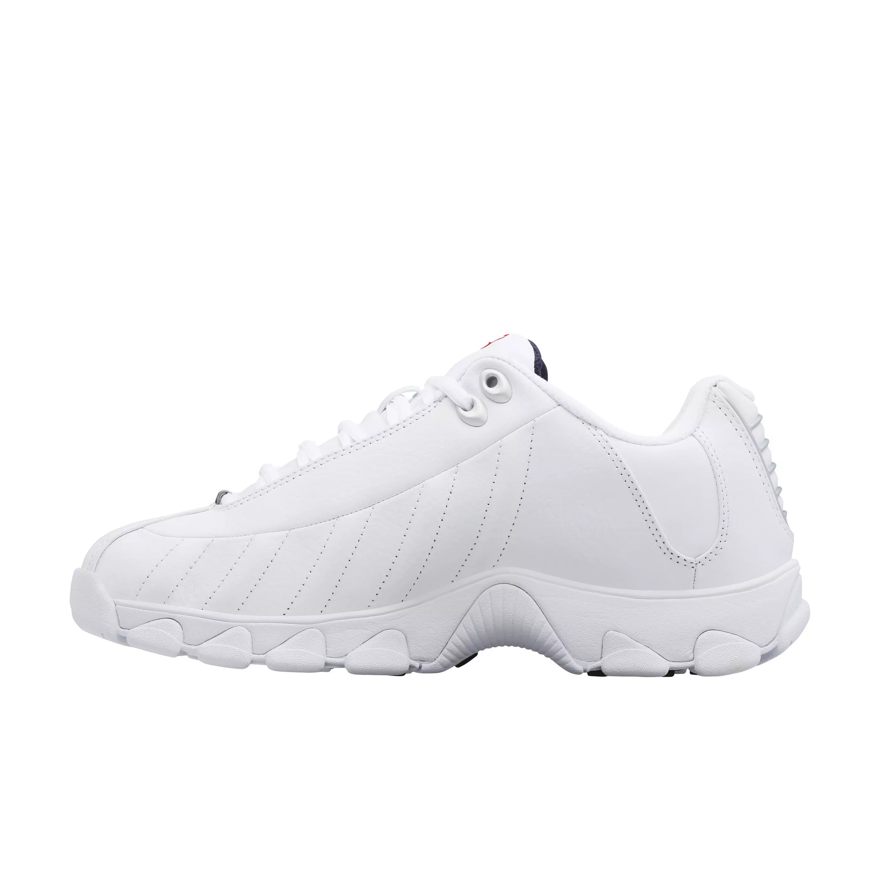 K-Swiss ST329 CMF "White/Navy/Red" Men's Shoe - WHITE/NAVY/RED