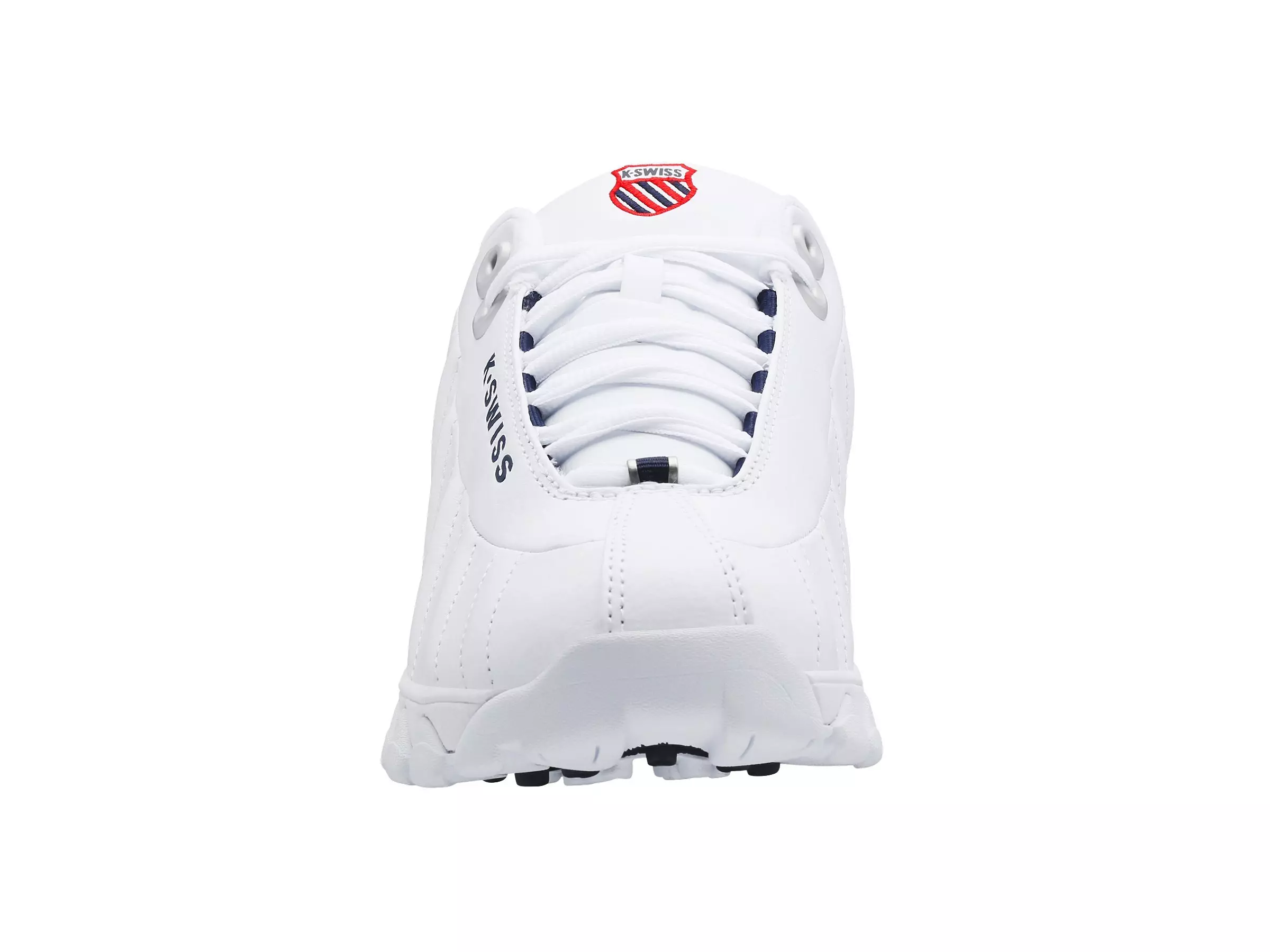 K-Swiss ST329 CMF "White/Navy/Red" Men's Shoe - WHITE/NAVY/RED