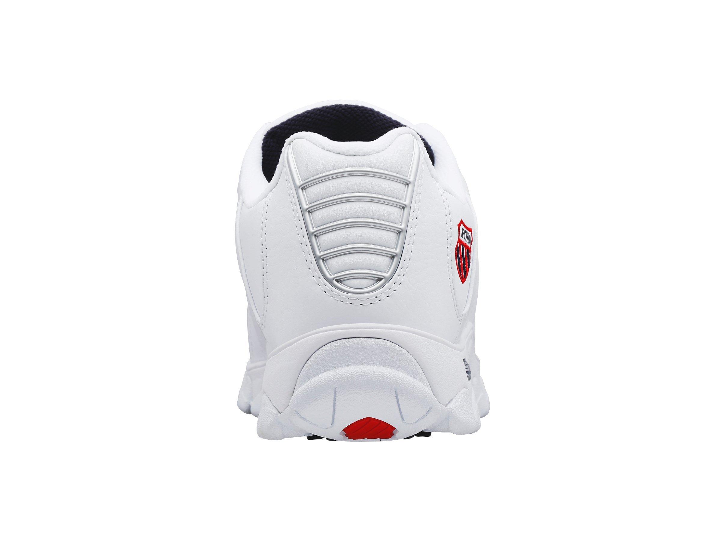 K-Swiss ST329 CMF "White/Navy/Red" Men's Shoe - WHITE/NAVY/RED Thumbnail View 5