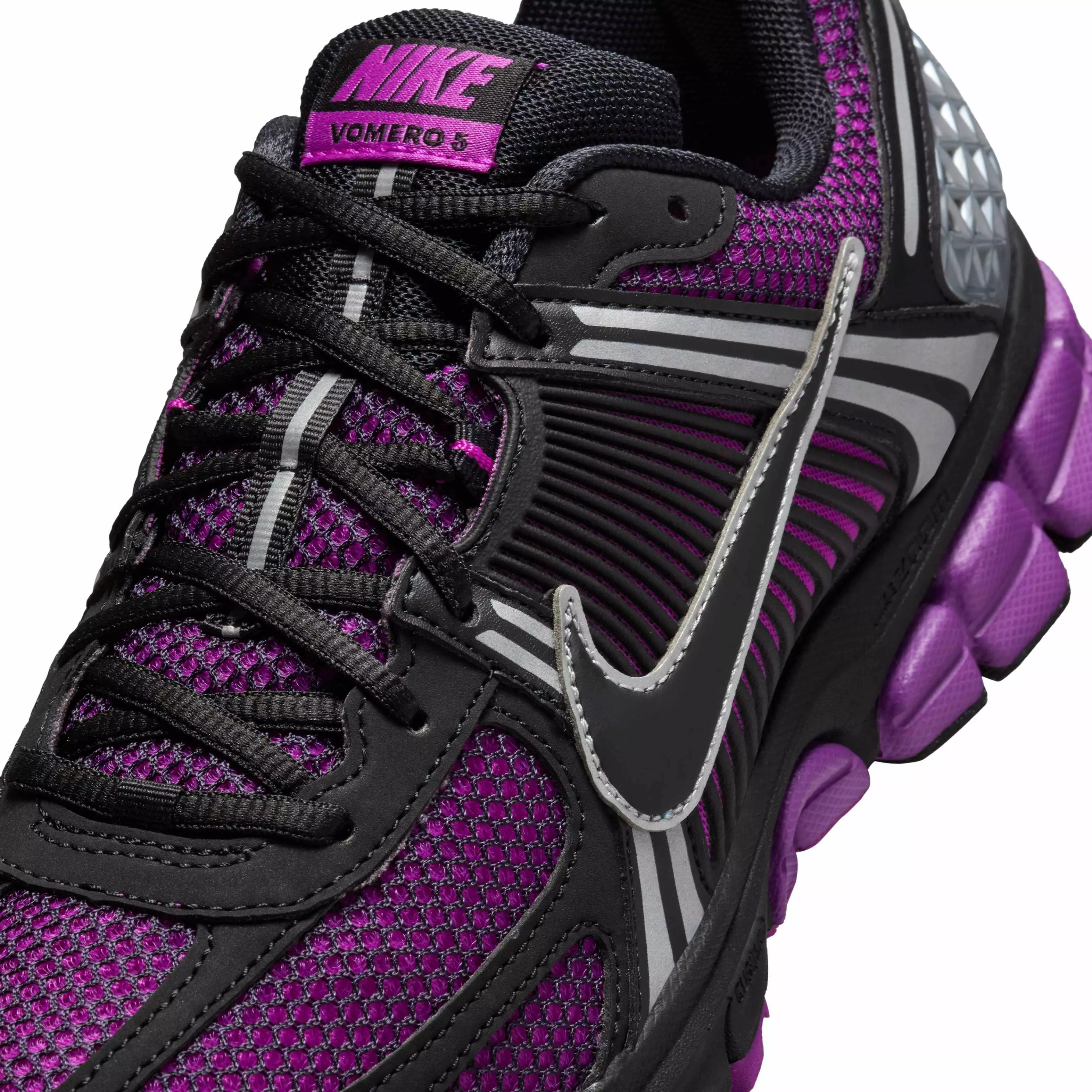 Nike Zoom Vomero 5 "Vivid Purple/Metallic Silver/Black" Men's Shoe - PURPLE/SILVER/BLACK