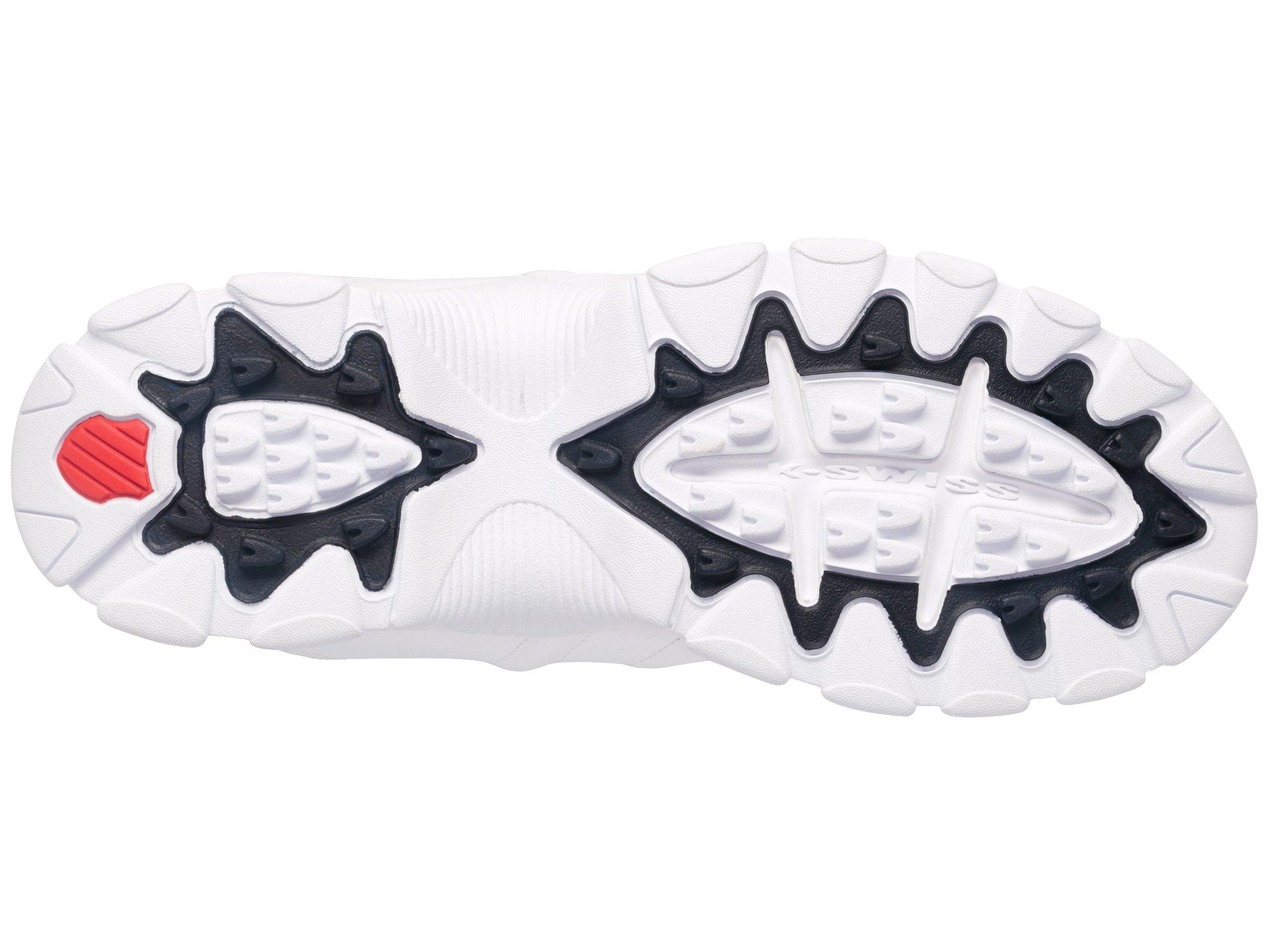 K-Swiss ST329 CMF "White/Navy/Red" Men's Wide Shoe - WHITE/NAVY/RED Thumbnail View 7