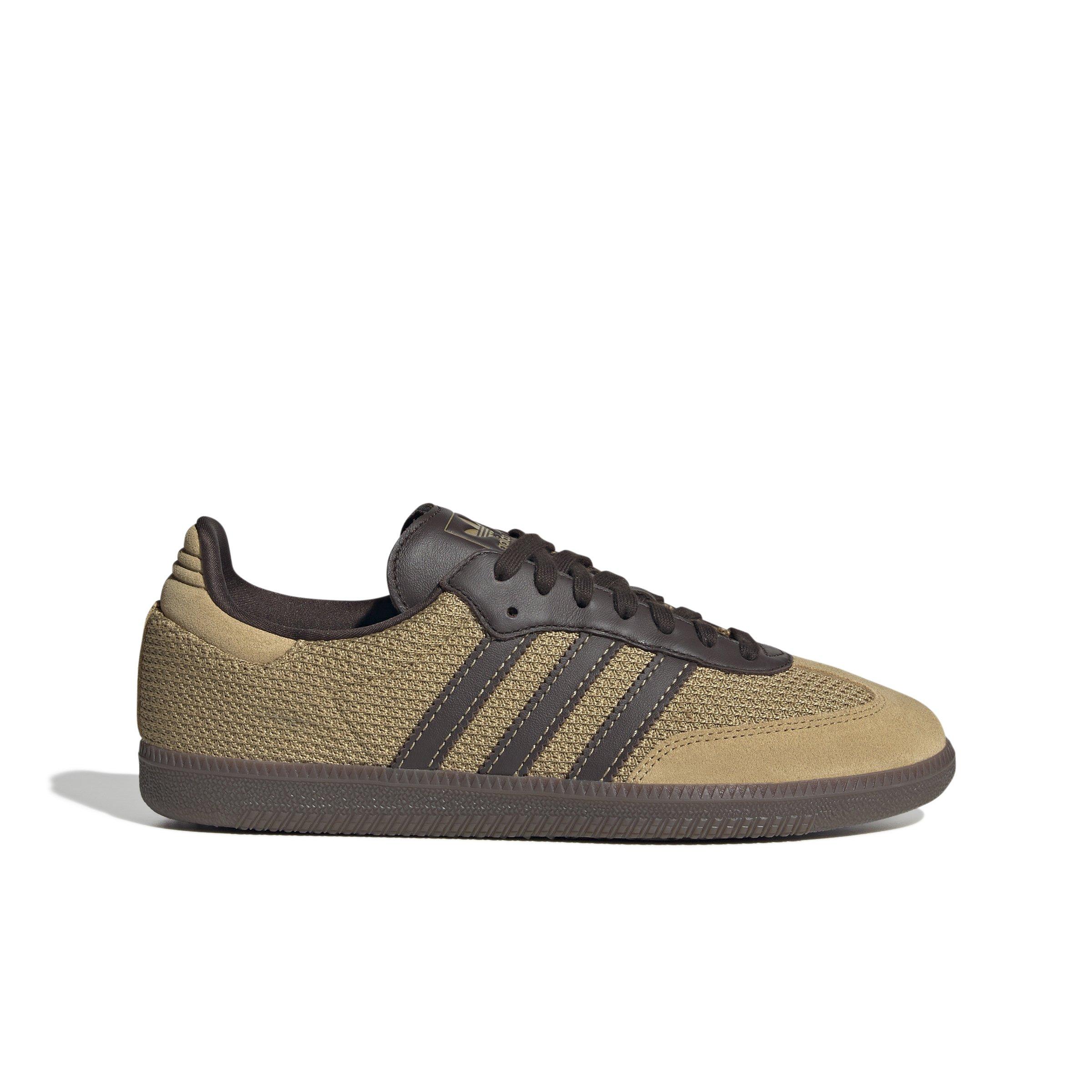 adidas Originals Samba OG "Golden Beige/Dark Brown/Gum 5" Men's Shoe - BEIGE/DK BROWN/GUM Thumbnail View 1