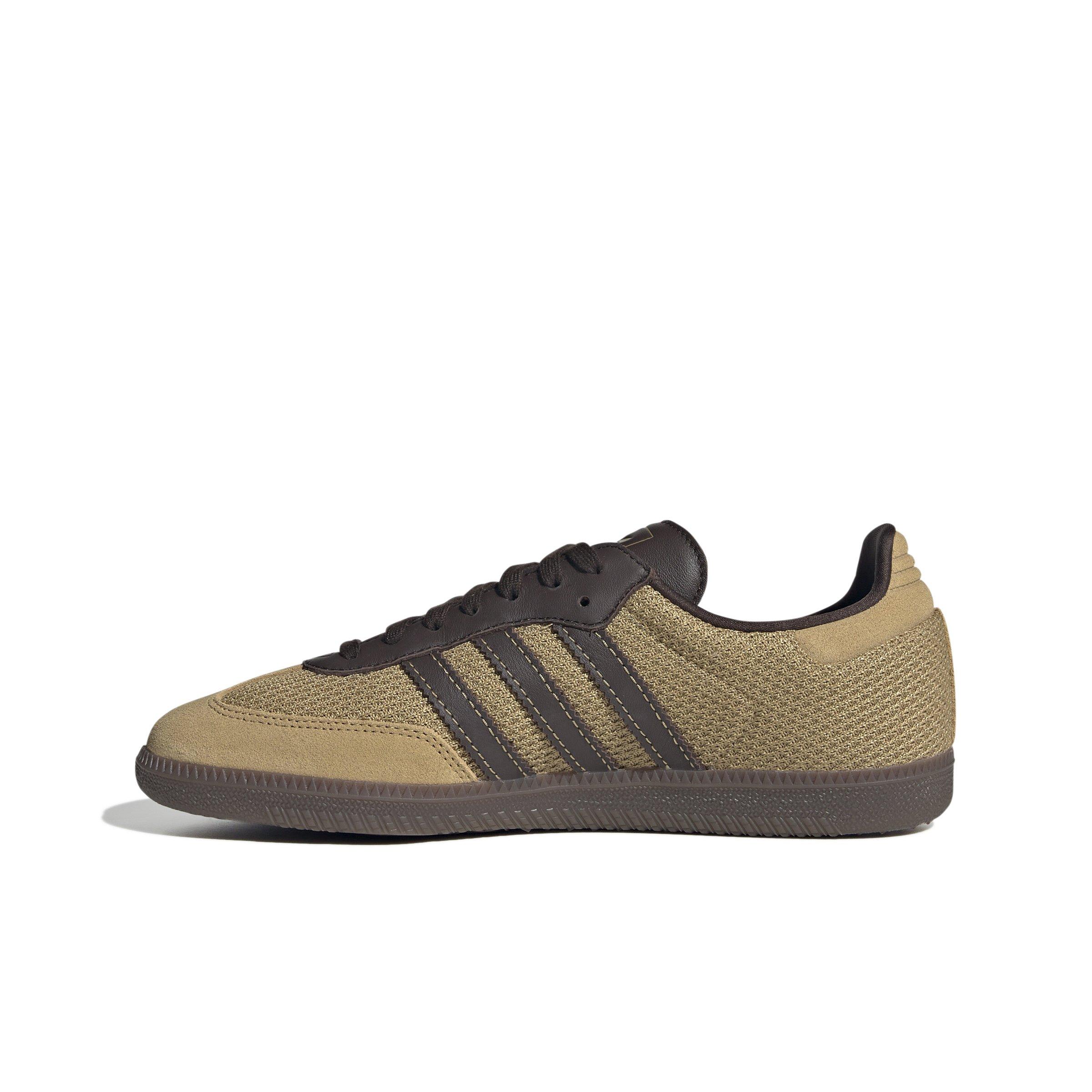 adidas Originals Samba OG "Golden Beige/Dark Brown/Gum 5" Men's Shoe - BEIGE/DK BROWN/GUM Thumbnail View 2