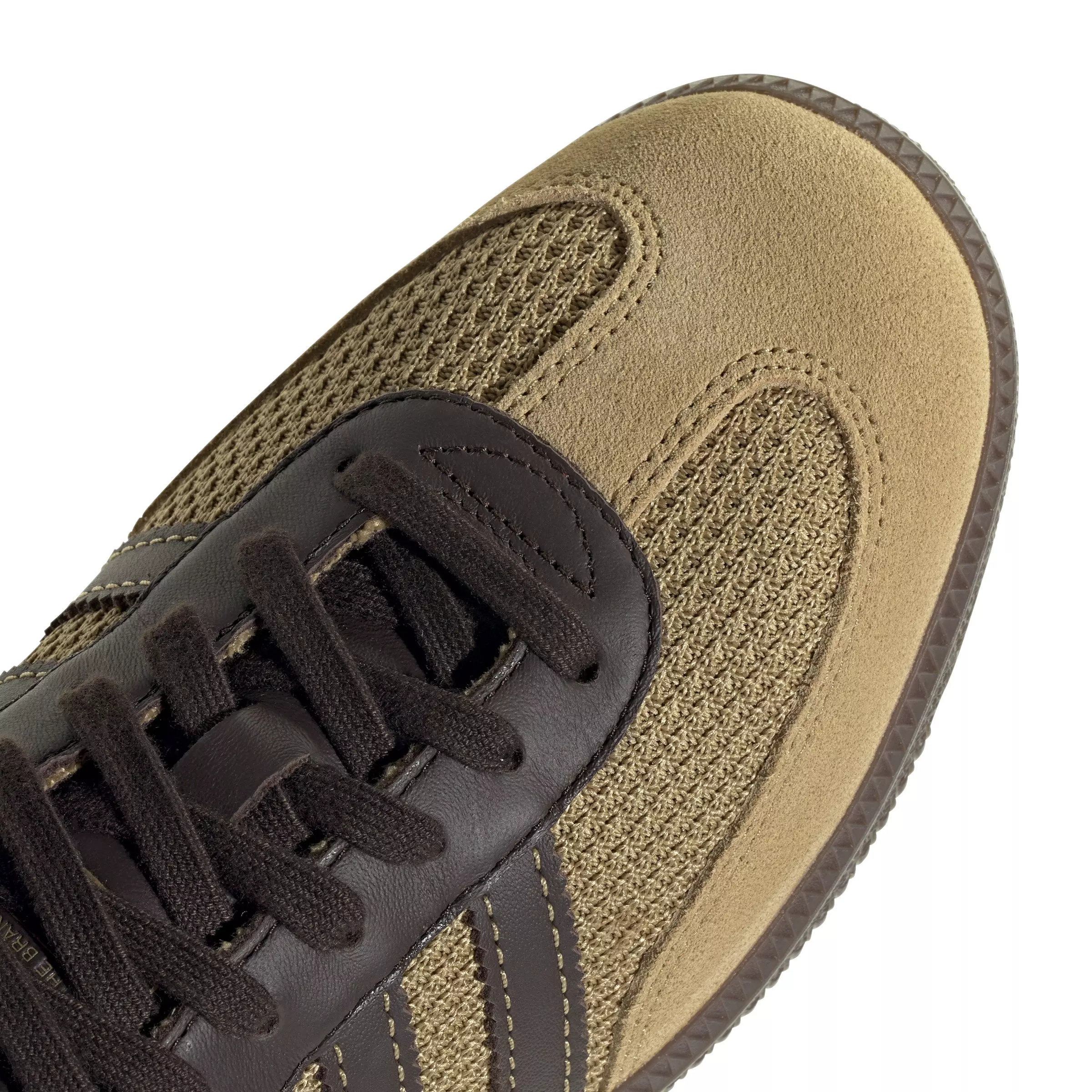 adidas Originals Samba OG "Golden Beige/Dark Brown/Gum 5" Men's Shoe - BEIGE/DK BROWN/GUM