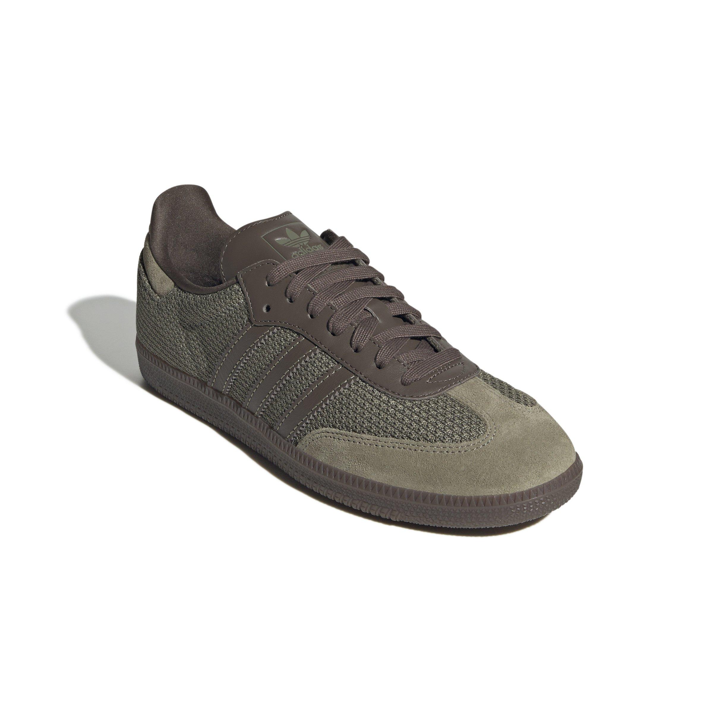 adidas Originals Samba OG "Orbit Green/Cargo Brown/Gum 5" Men's Shoe - GREEN/BROWN/GUM Thumbnail View 3