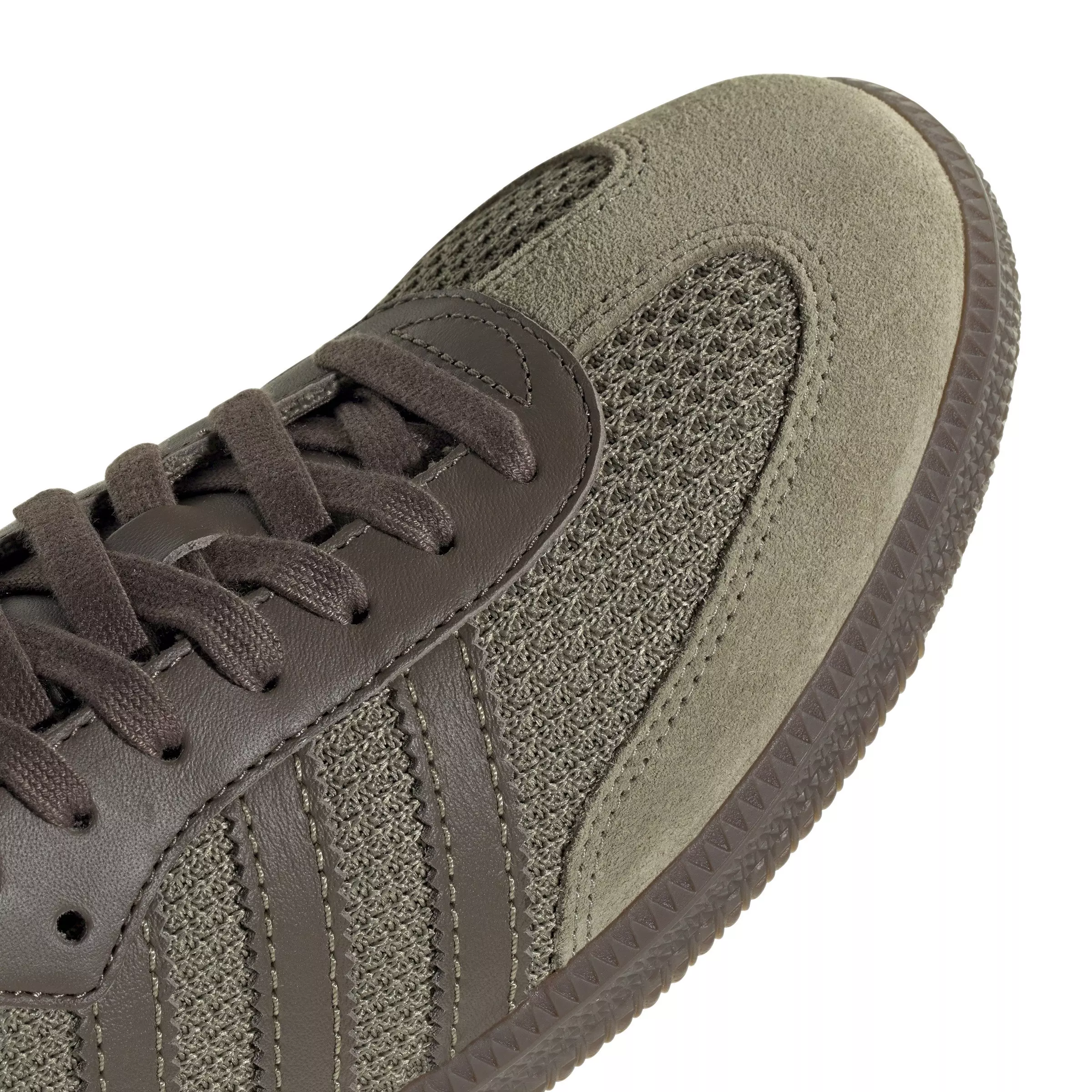 adidas Originals Samba OG "Orbit Green/Cargo Brown/Gum 5" Men's Shoe - GREEN/BROWN/GUM