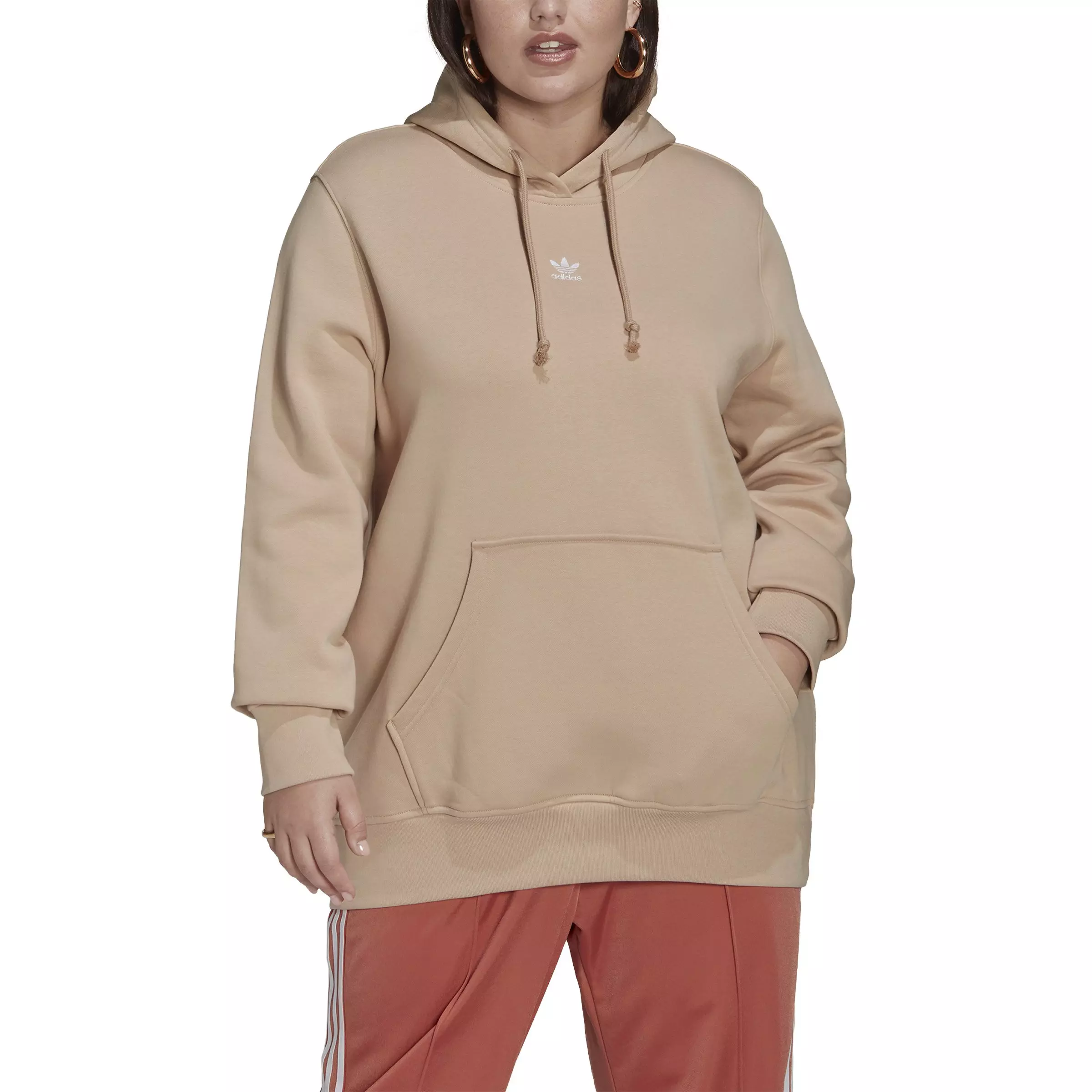 adidas Originals Women's Adicolor Essentials Hoodie - Beige - BEIGE