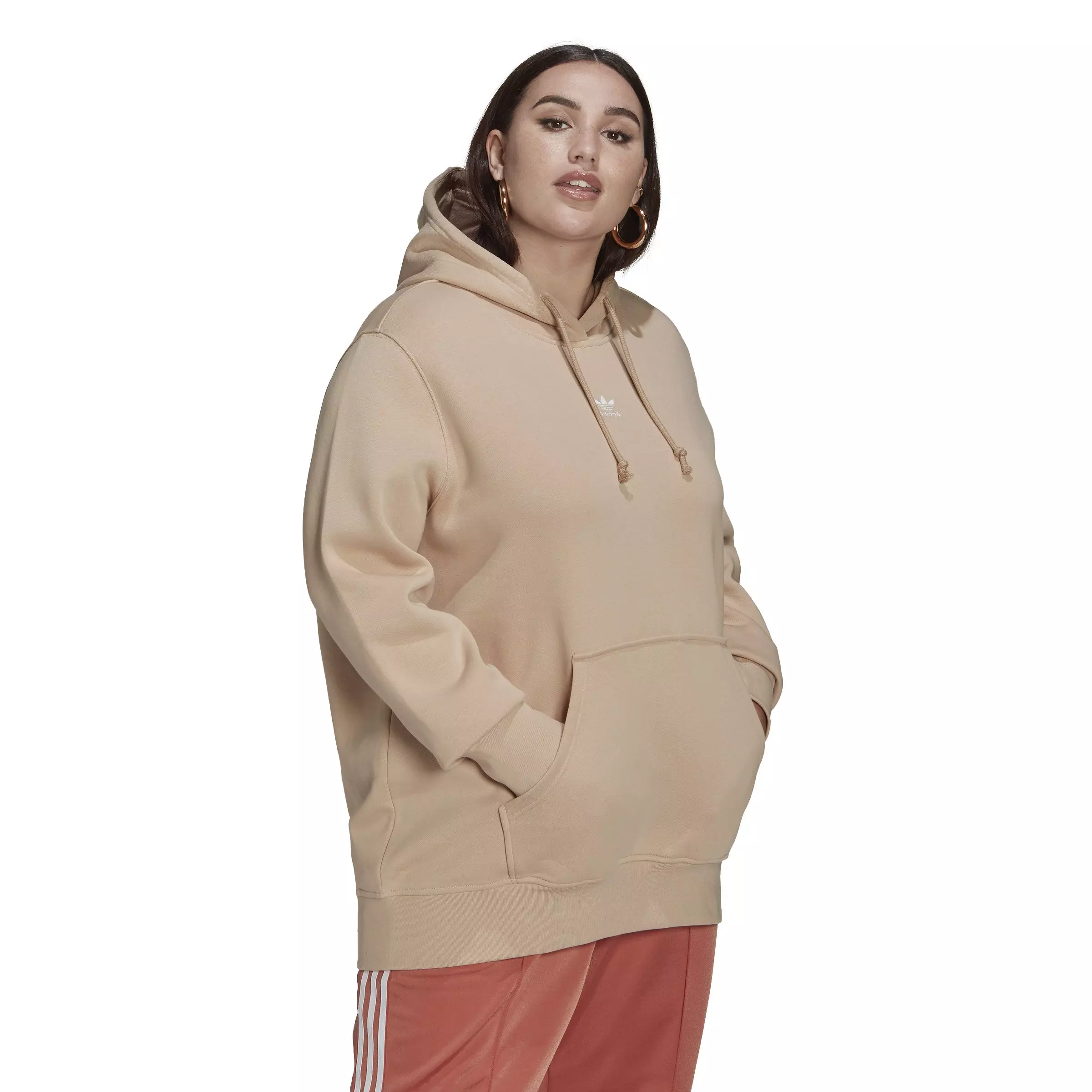 adidas Originals Women's Adicolor Essentials Hoodie - Beige - BEIGE