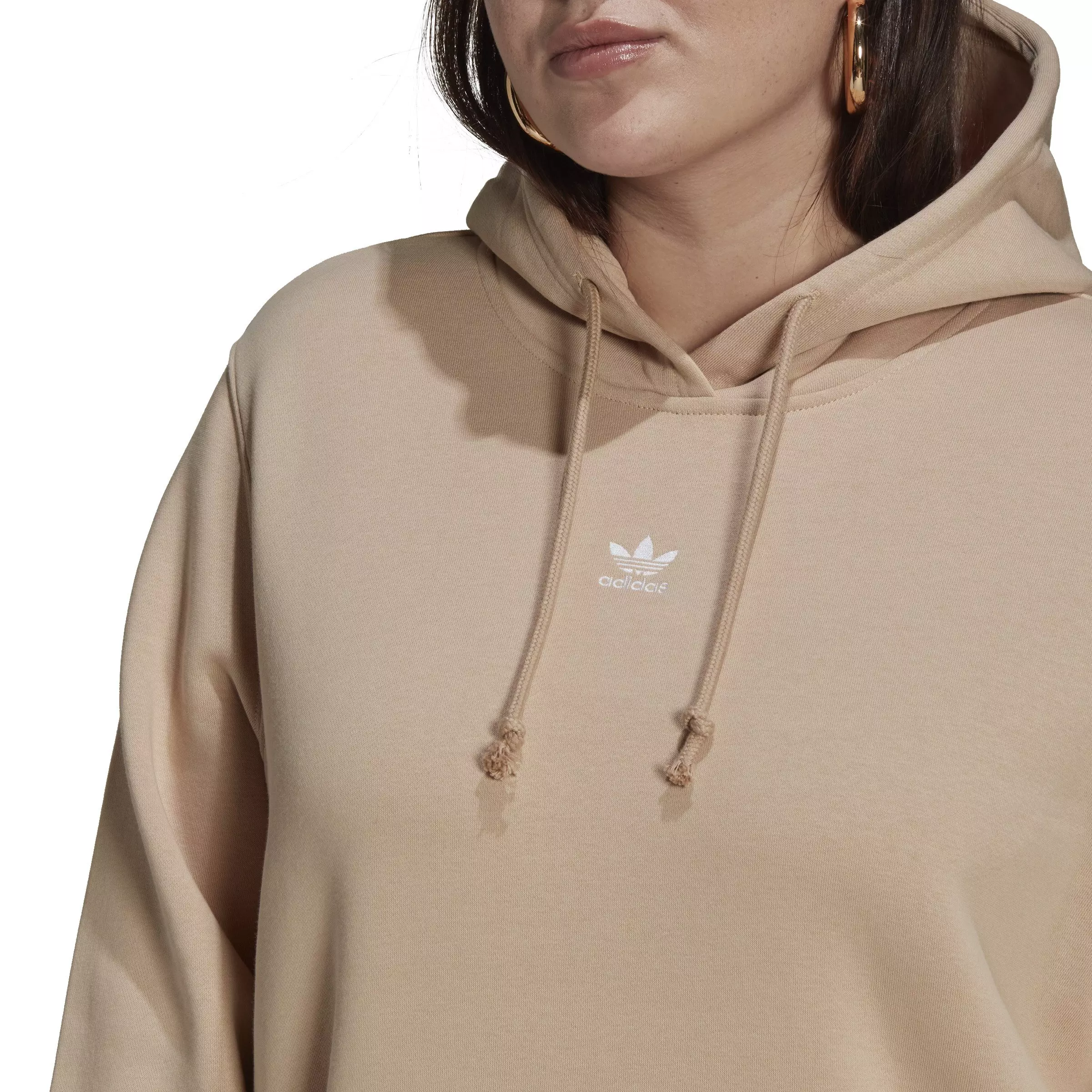 adidas Originals Women's Adicolor Essentials Hoodie - Beige - BEIGE