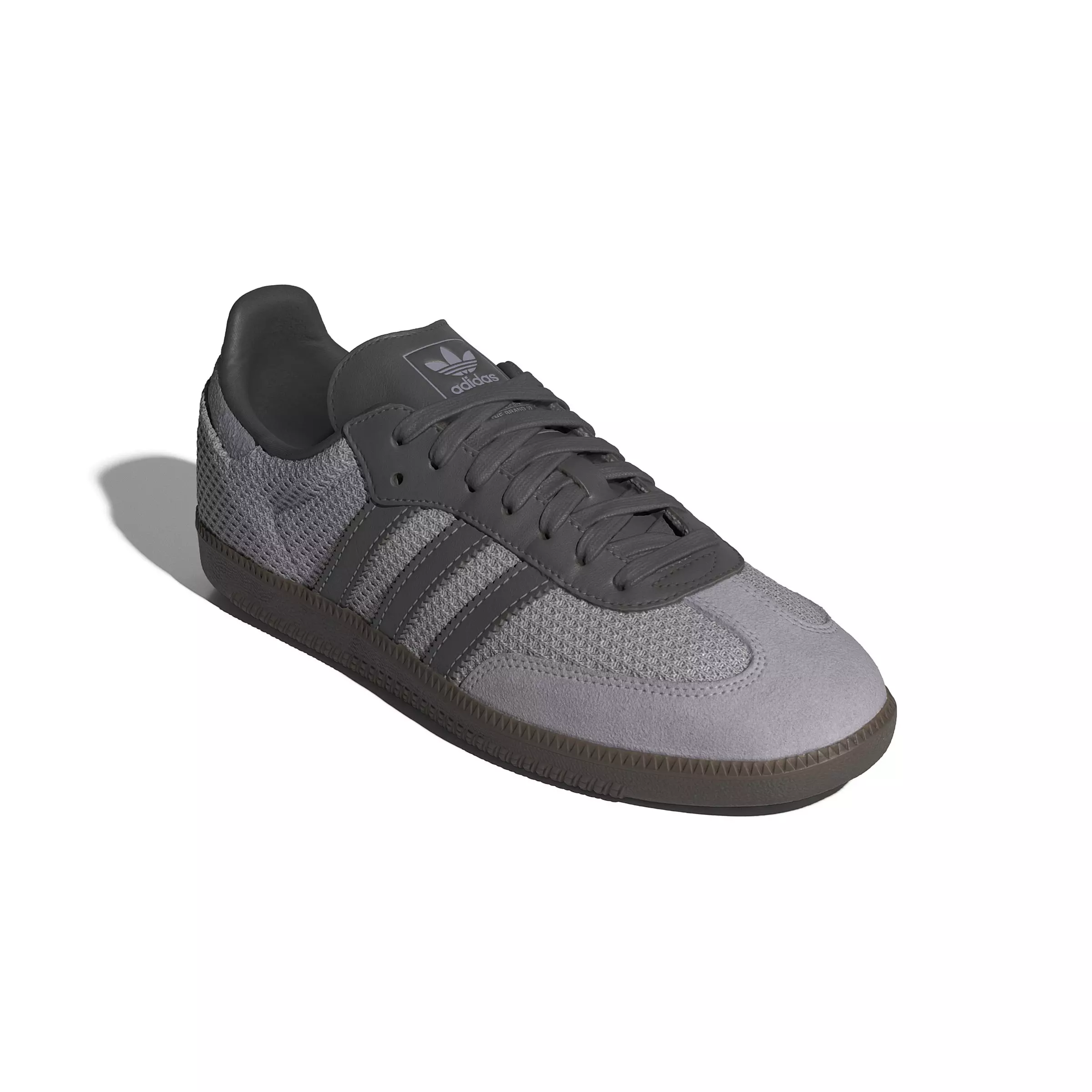 adidas Originals Samba OG "Glory Grey/Charcoal/Gum 5" Men's Shoe - GREY/CHARCOAL/GUM