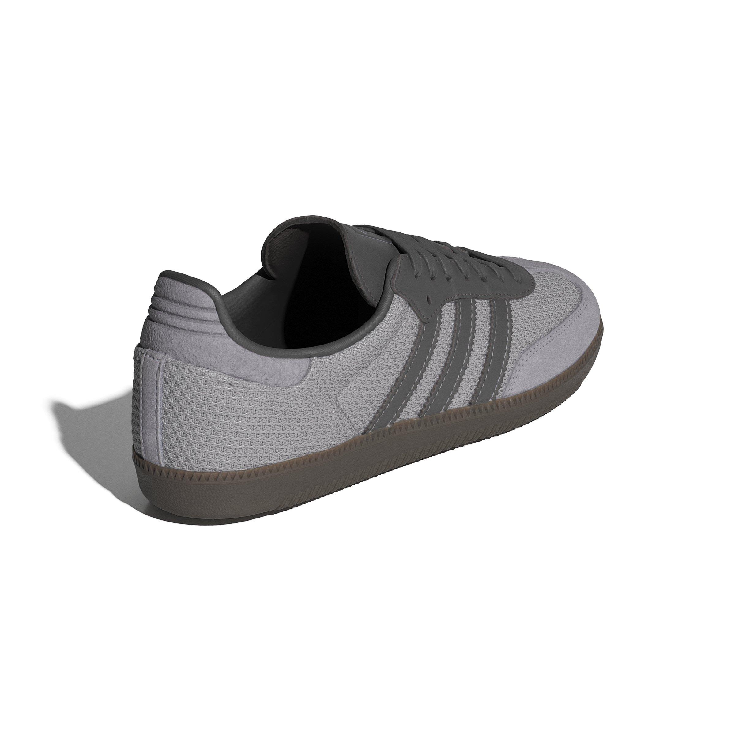adidas Originals Samba OG "Glory Grey/Charcoal/Gum 5" Men's Shoe - GREY/CHARCOAL/GUM Thumbnail View 4