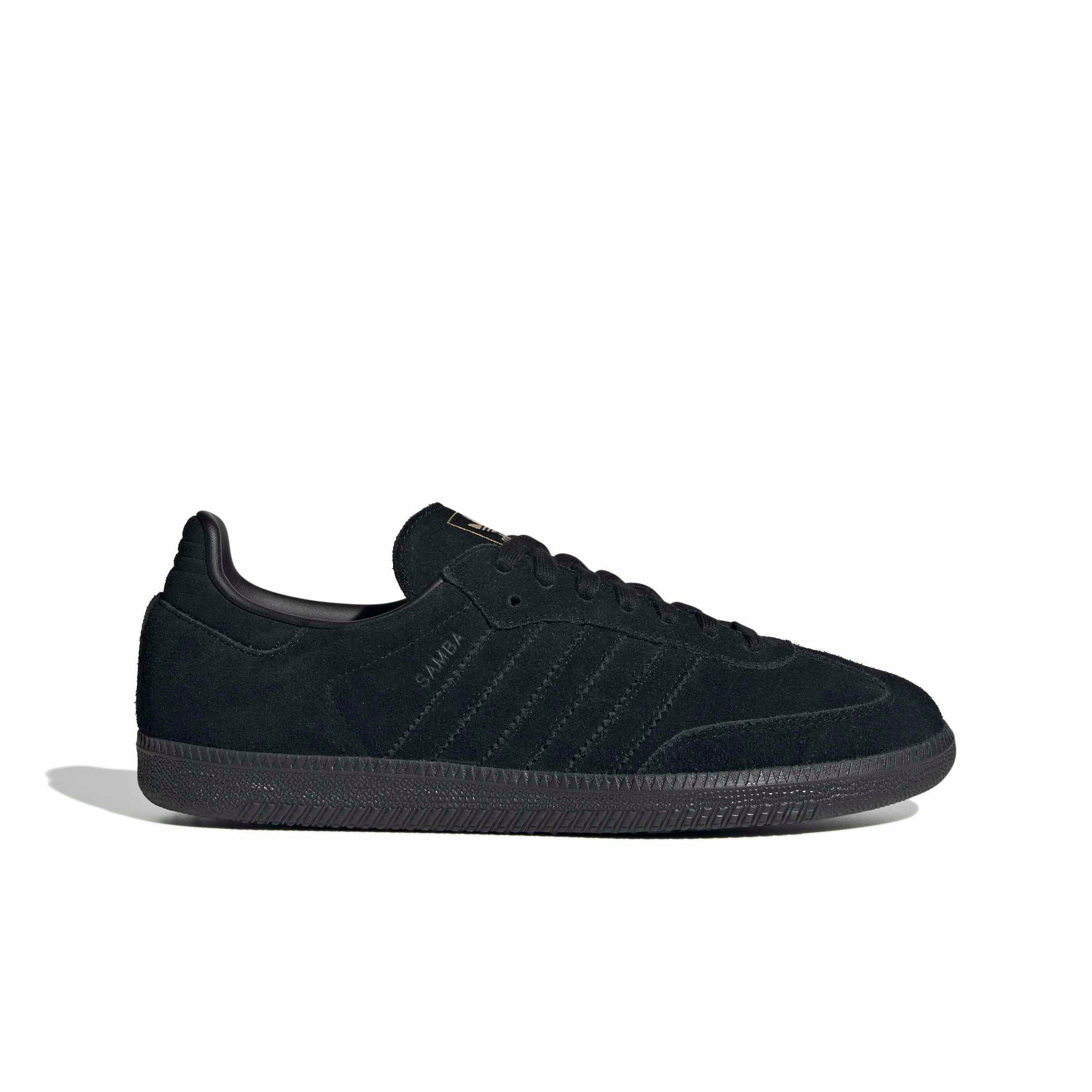 adidas Originals Samba OG "Core Black/Grey Three/Gold Metallic" Men's Shoe - BLACK/GREY/GOLD Thumbnail View 1