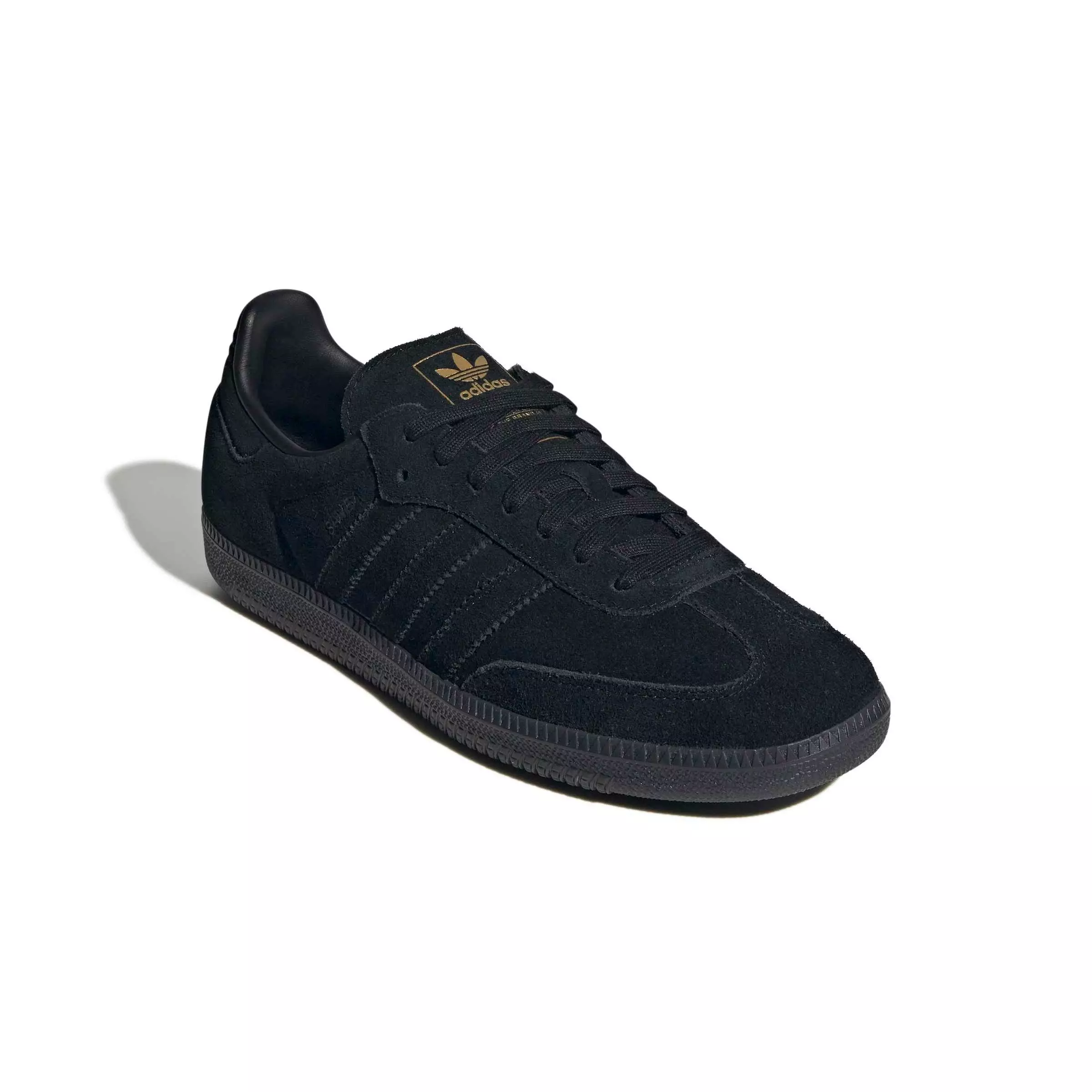 adidas Originals Samba OG "Core Black/Grey Three/Gold Metallic" Men's Shoe - BLACK/GREY/GOLD