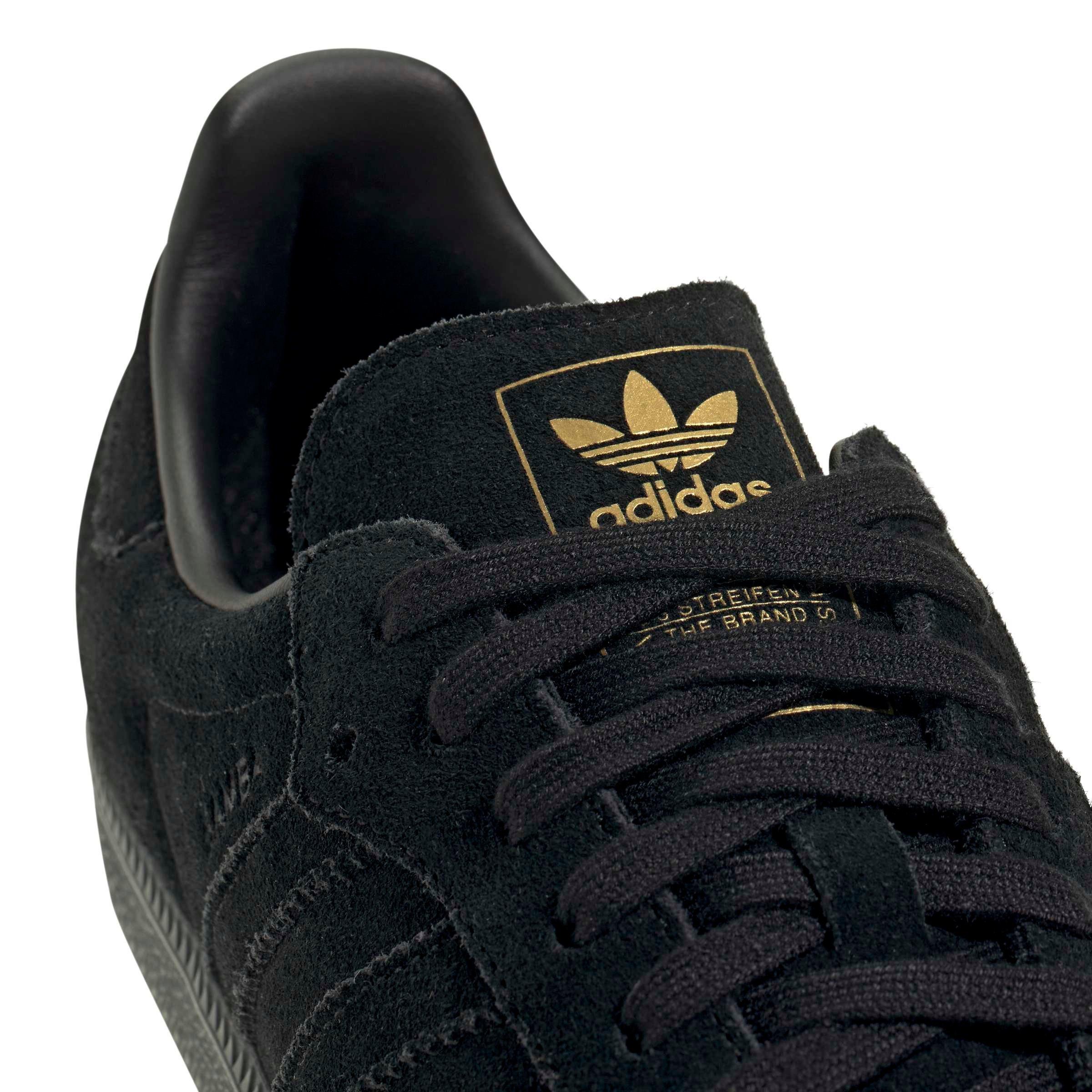 adidas Originals Samba OG "Core Black/Grey Three/Gold Metallic" Men's Shoe - BLACK/GREY/GOLD Thumbnail View 6