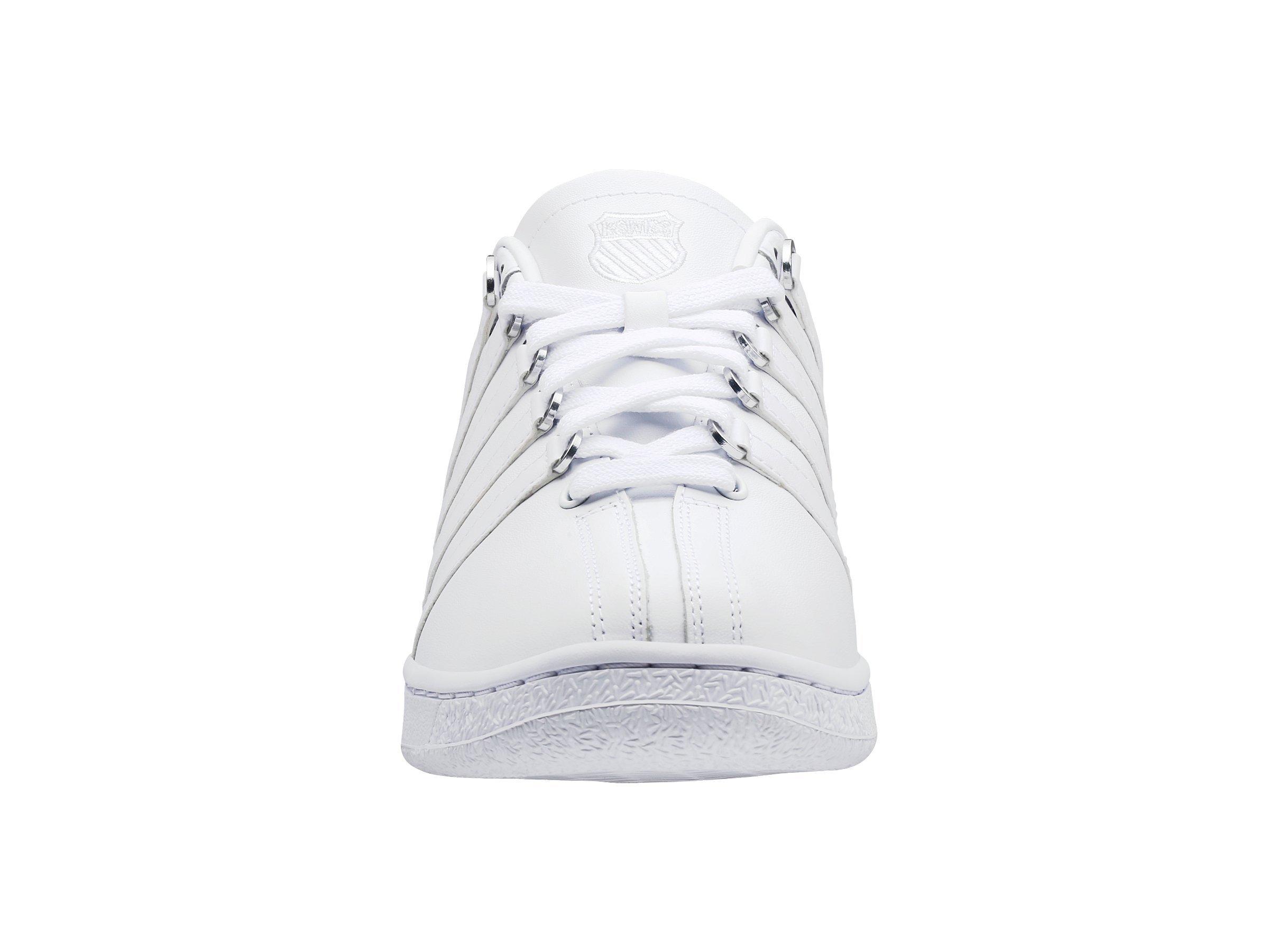 K-Swiss Classic VN "White/White" Men's Shoe - WHITE/WHITE Thumbnail View 4