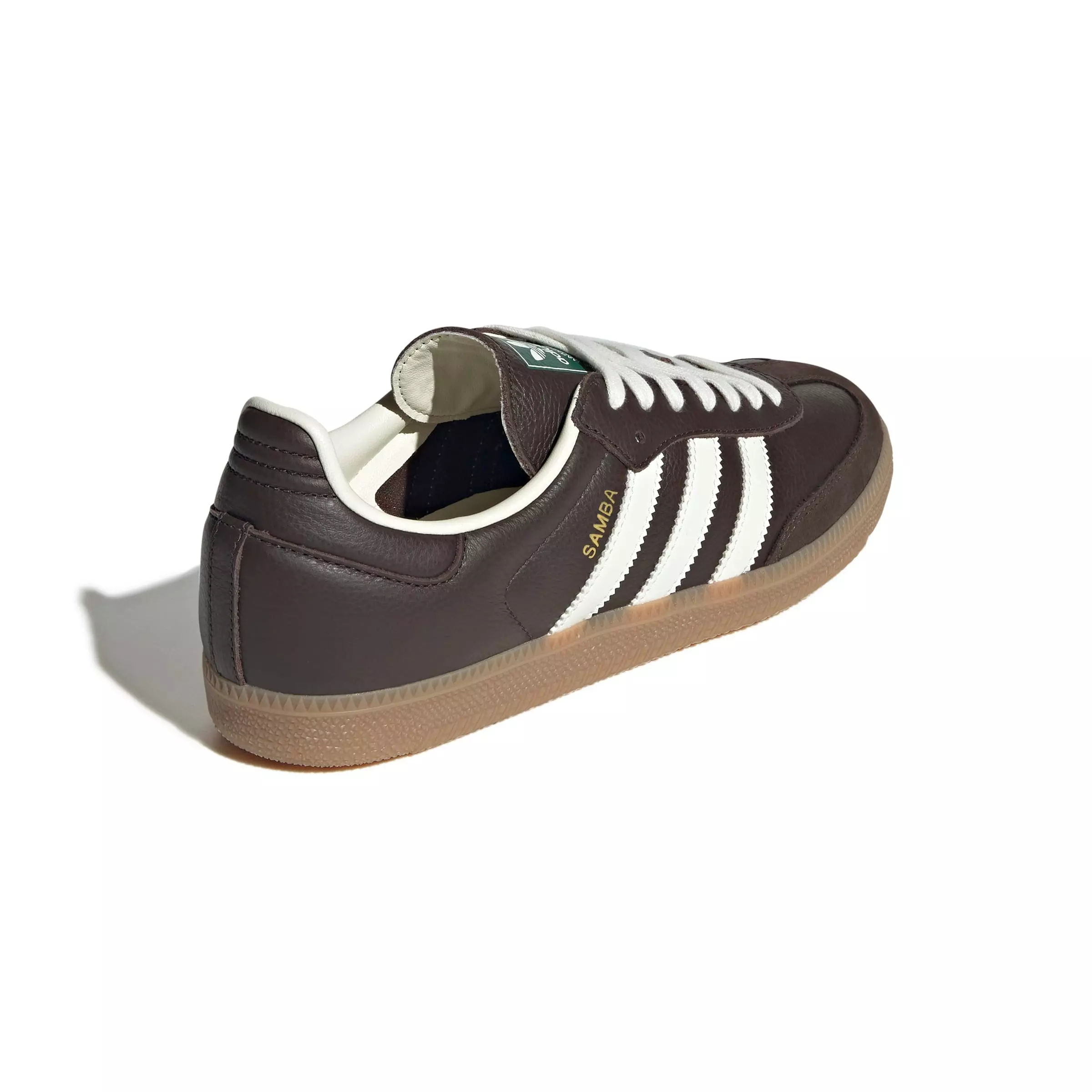 adidas Originals Samba OG "Dark Brown/Off White/Gum 4" Men's Shoe - DK BROWN/OFF WHITE/GUM
