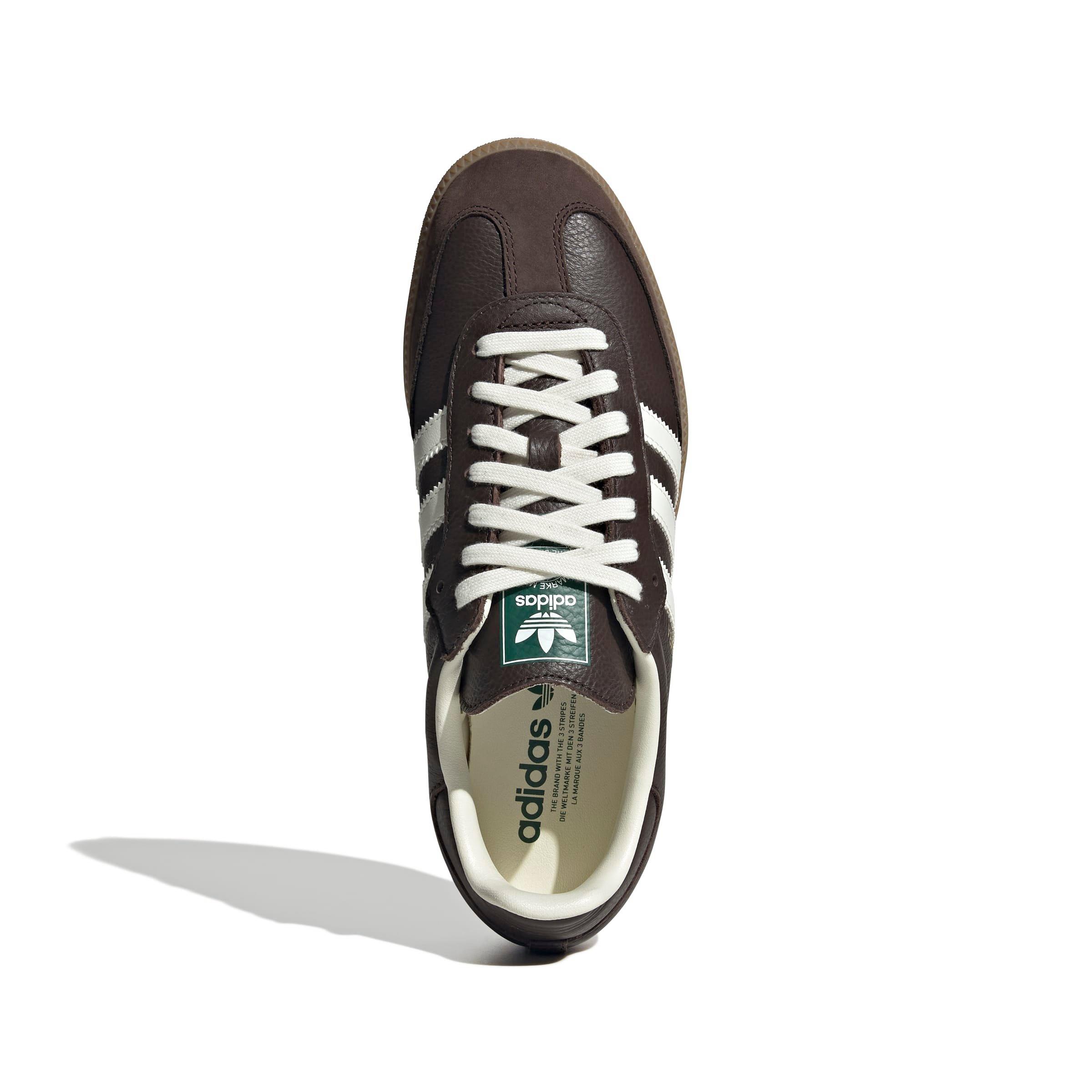 adidas Originals Samba OG "Dark Brown/Off White/Gum 4" Men's Shoe - DK BROWN/OFF WHITE/GUM Thumbnail View 7