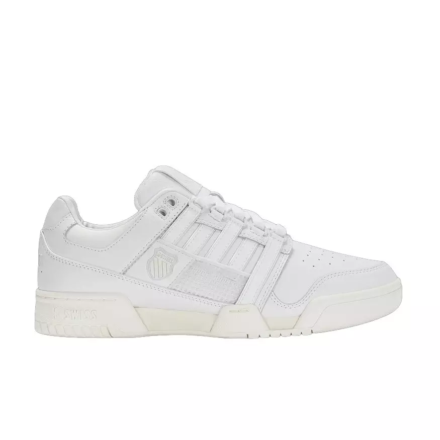 K-Swiss Gstaad Gold "White/White/Snow White" Men's Shoe - WHITE/WHITE/WHITE
