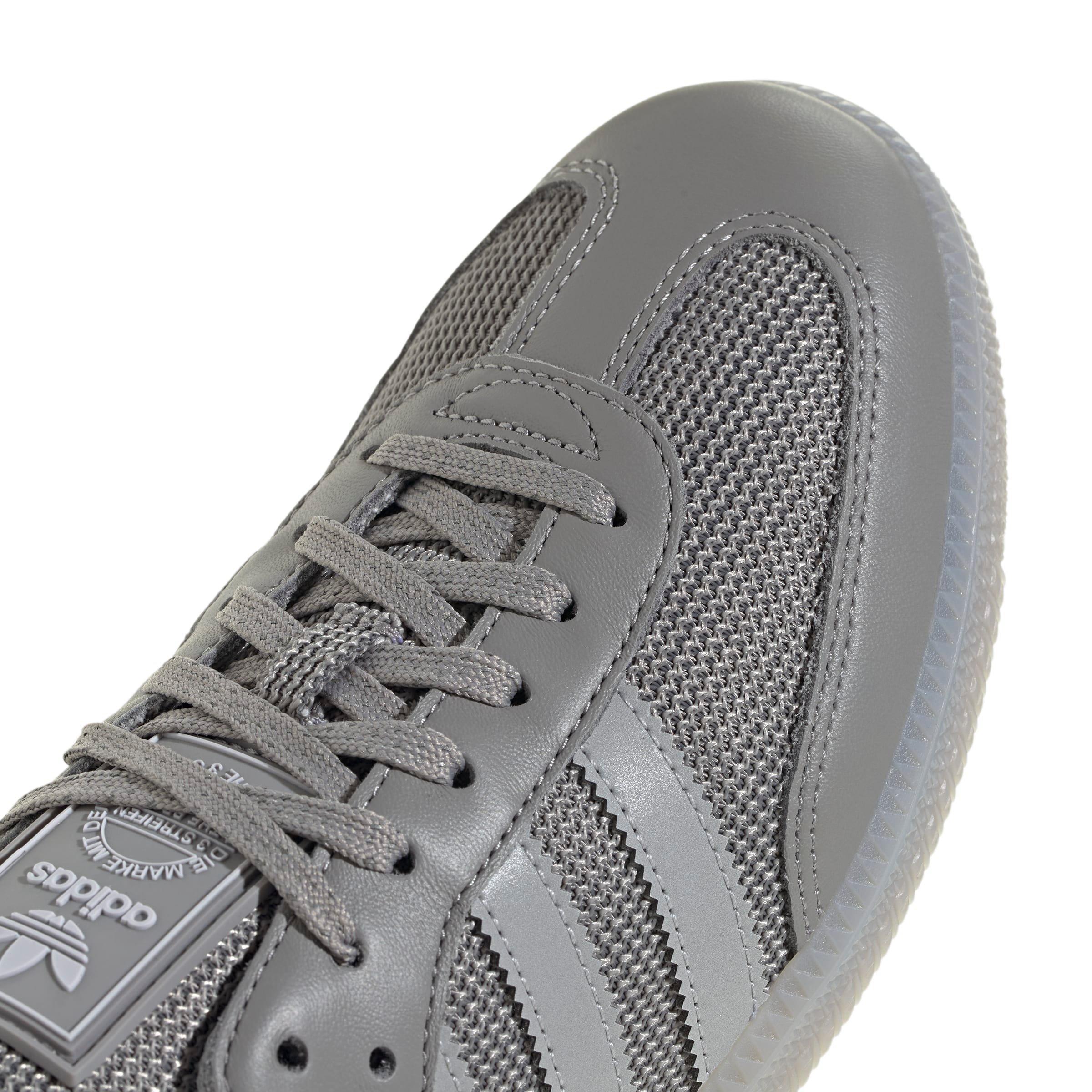 adidas Originals Samba OG "Ch Solid Grey/Grey Two/Mgh Solid Grey" Men's Shoe - GREY/GREY/GREY Thumbnail View 5