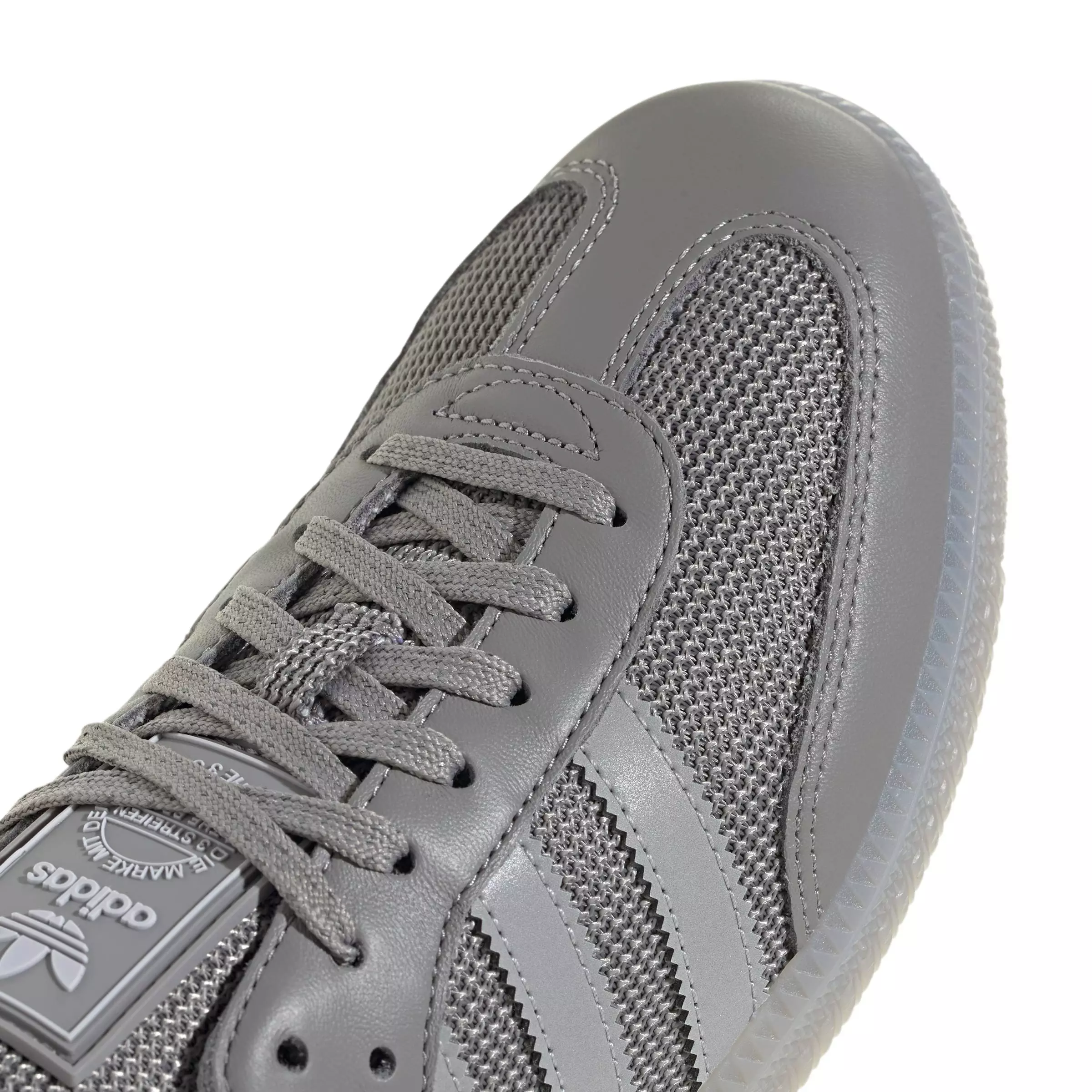 adidas Originals Samba OG "Ch Solid Grey/Grey Two/Mgh Solid Grey" Men's Shoe - GREY/GREY/GREY