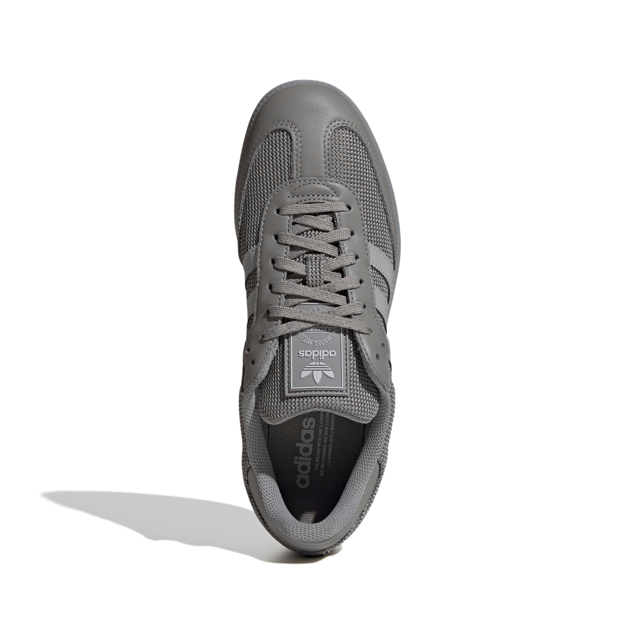 adidas Originals Samba OG "Ch Solid Grey/Grey Two/Mgh Solid Grey" Men's Shoe - GREY/GREY/GREY Thumbnail View 7