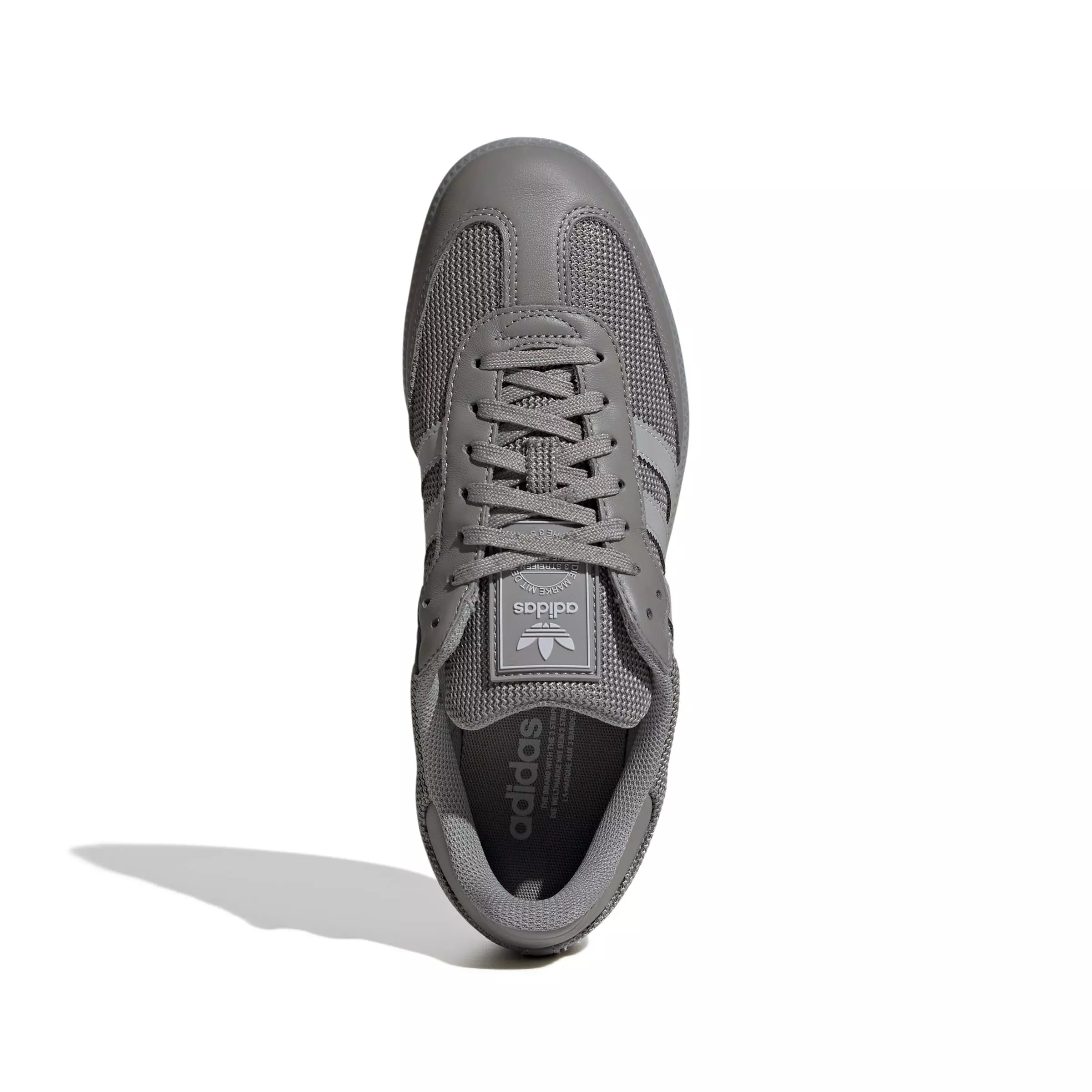 adidas Originals Samba OG "Ch Solid Grey/Grey Two/Mgh Solid Grey" Men's Shoe - GREY/GREY/GREY