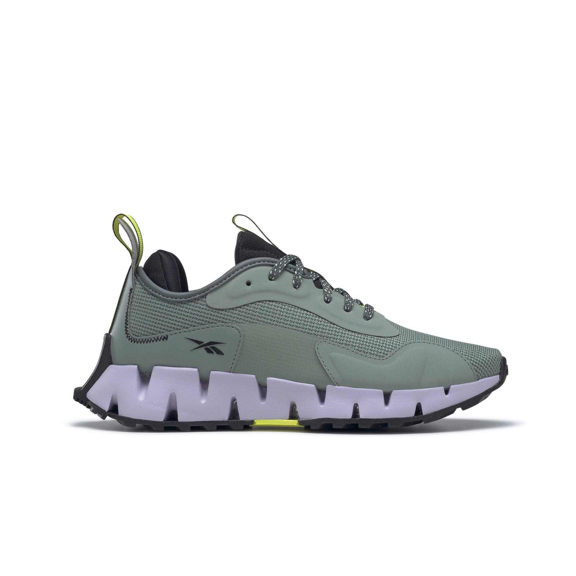 Reebok Zig Dynamica "Green/Black/Volt" Women's Running Shoe - GREEN Thumbnail View 1