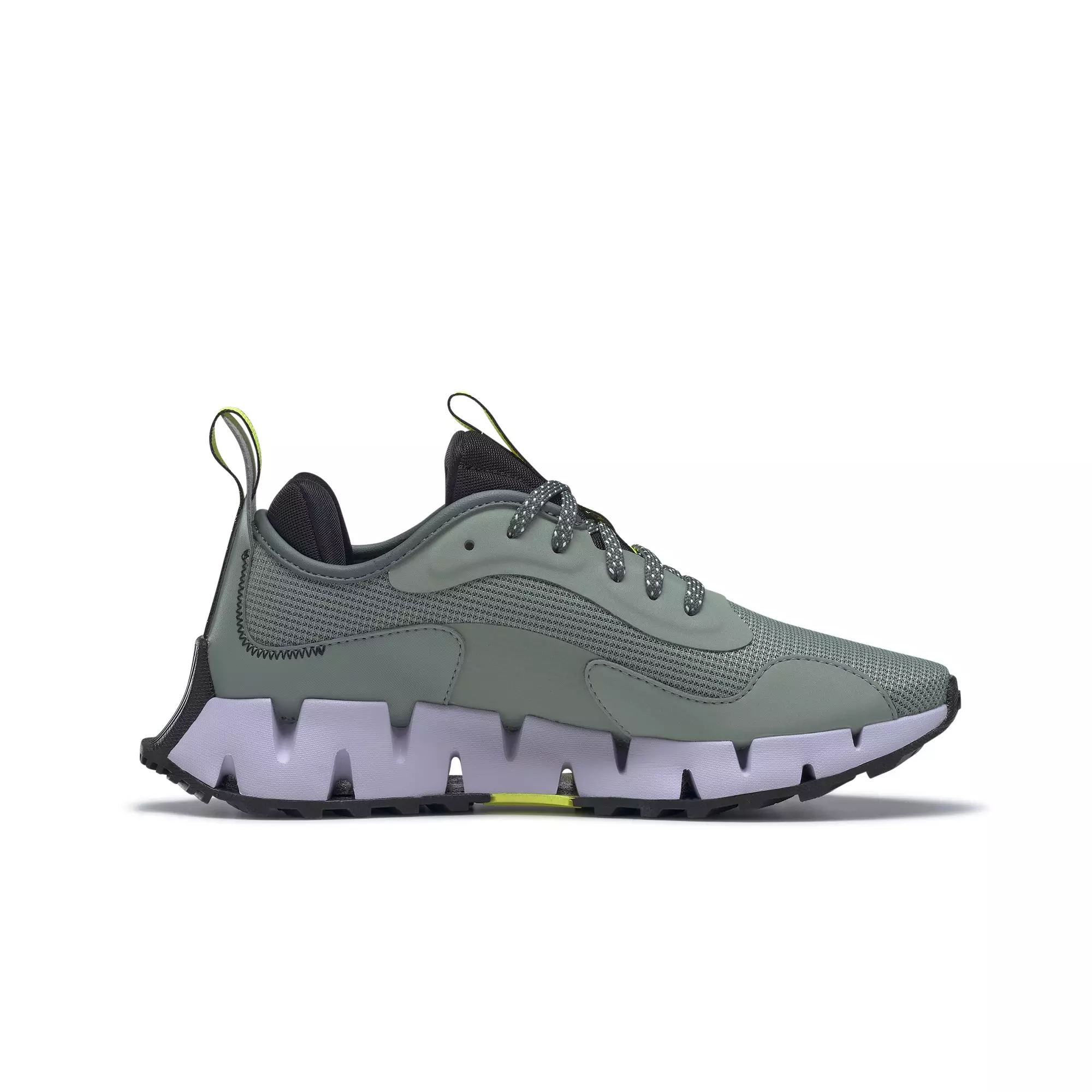 Reebok Zig Dynamica "Green/Black/Volt" Women's Running Shoe - GREEN