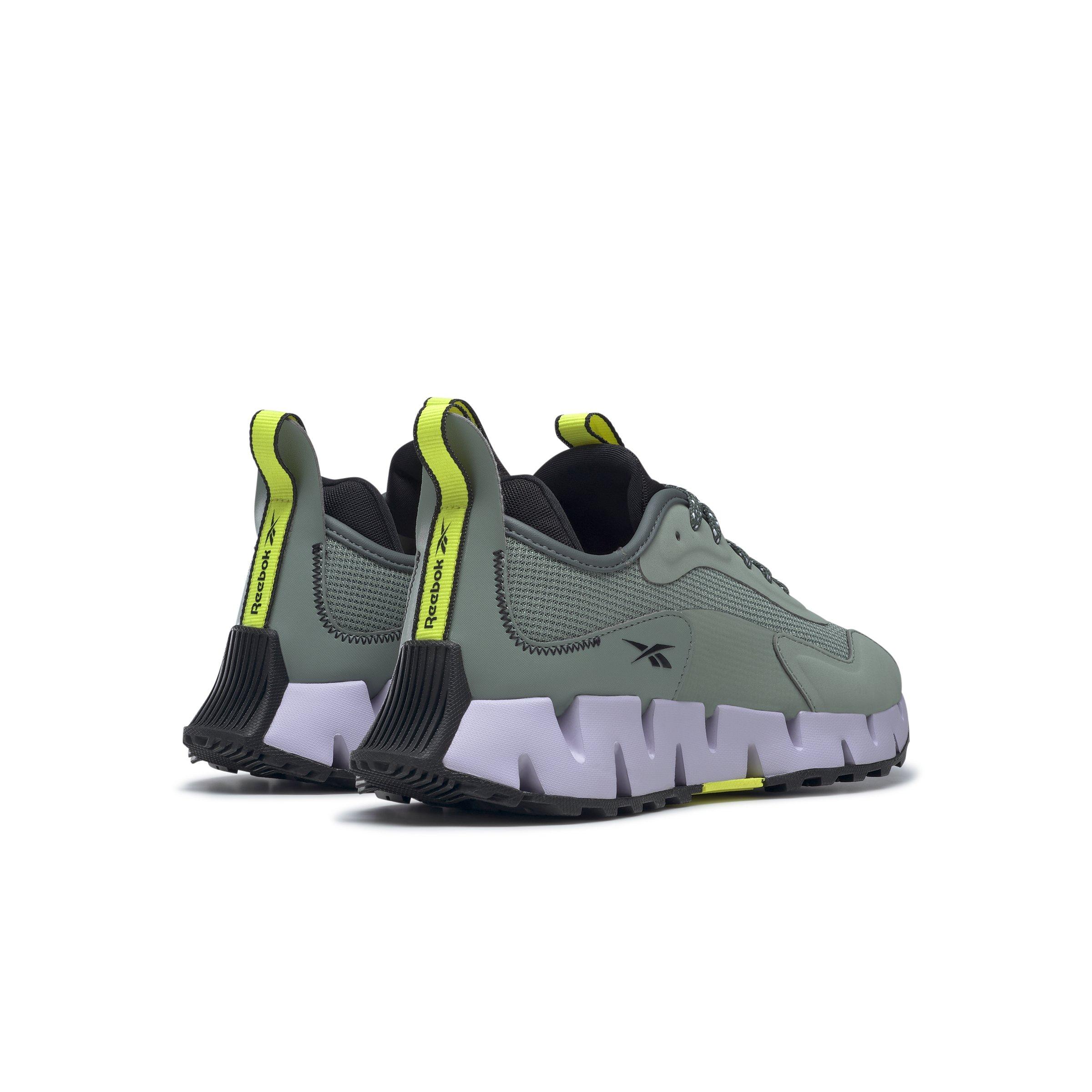 Reebok Zig Dynamica "Green/Black/Volt" Women's Running Shoe - GREEN Thumbnail View 4