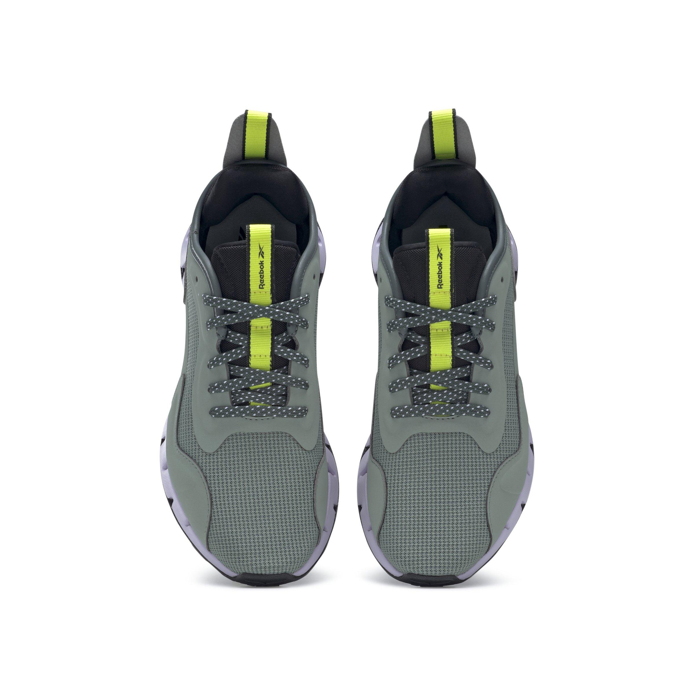 Reebok Zig Dynamica "Green/Black/Volt" Women's Running Shoe - GREEN Thumbnail View 5