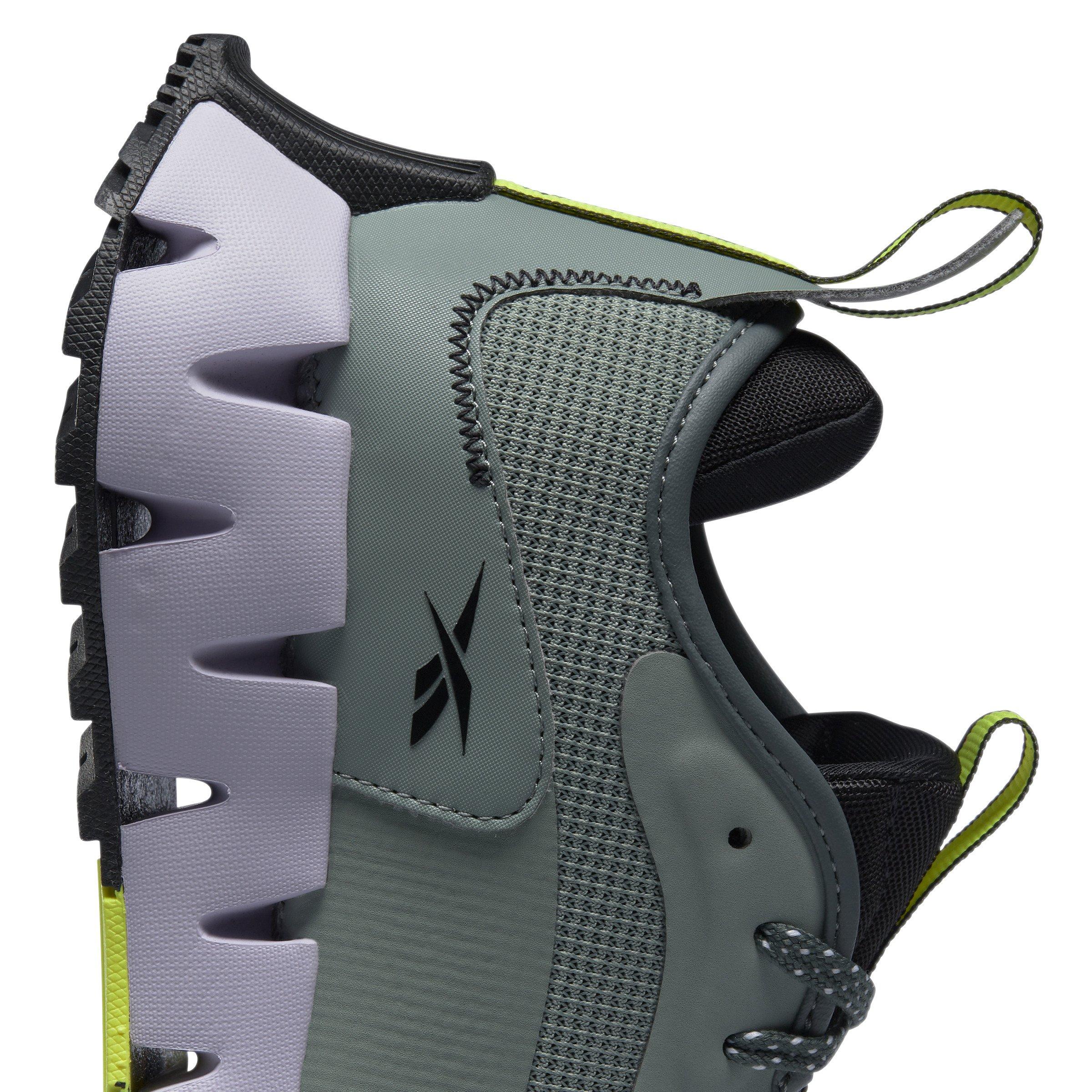 Reebok Zig Dynamica "Green/Black/Volt" Women's Running Shoe - GREEN Thumbnail View 8