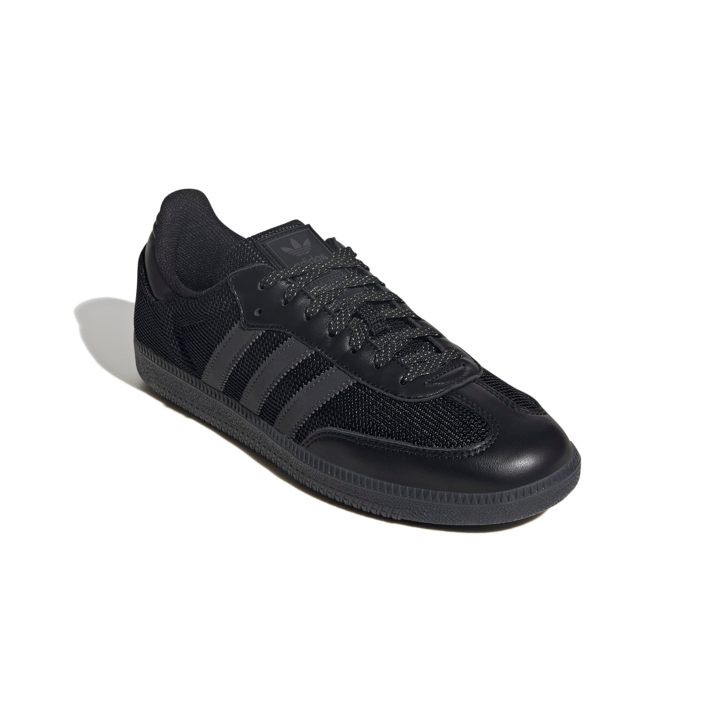 adidas Originals Samba OG "Core Black/Carbon/Silver Metallic" Men's Shoe - BLACK/CARBON/SILVER Thumbnail View 3
