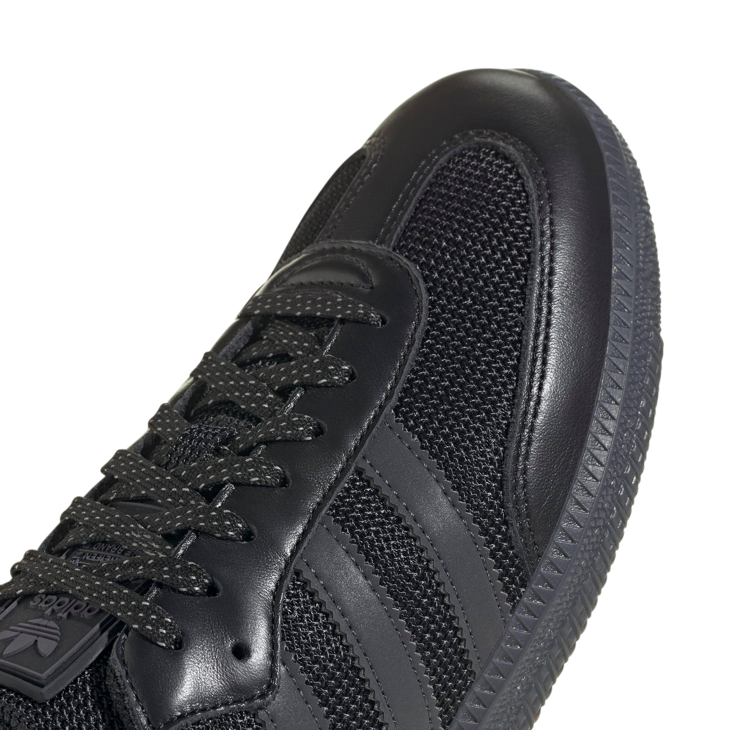 adidas Originals Samba OG "Core Black/Carbon/Silver Metallic" Men's Shoe - BLACK/CARBON/SILVER Thumbnail View 8