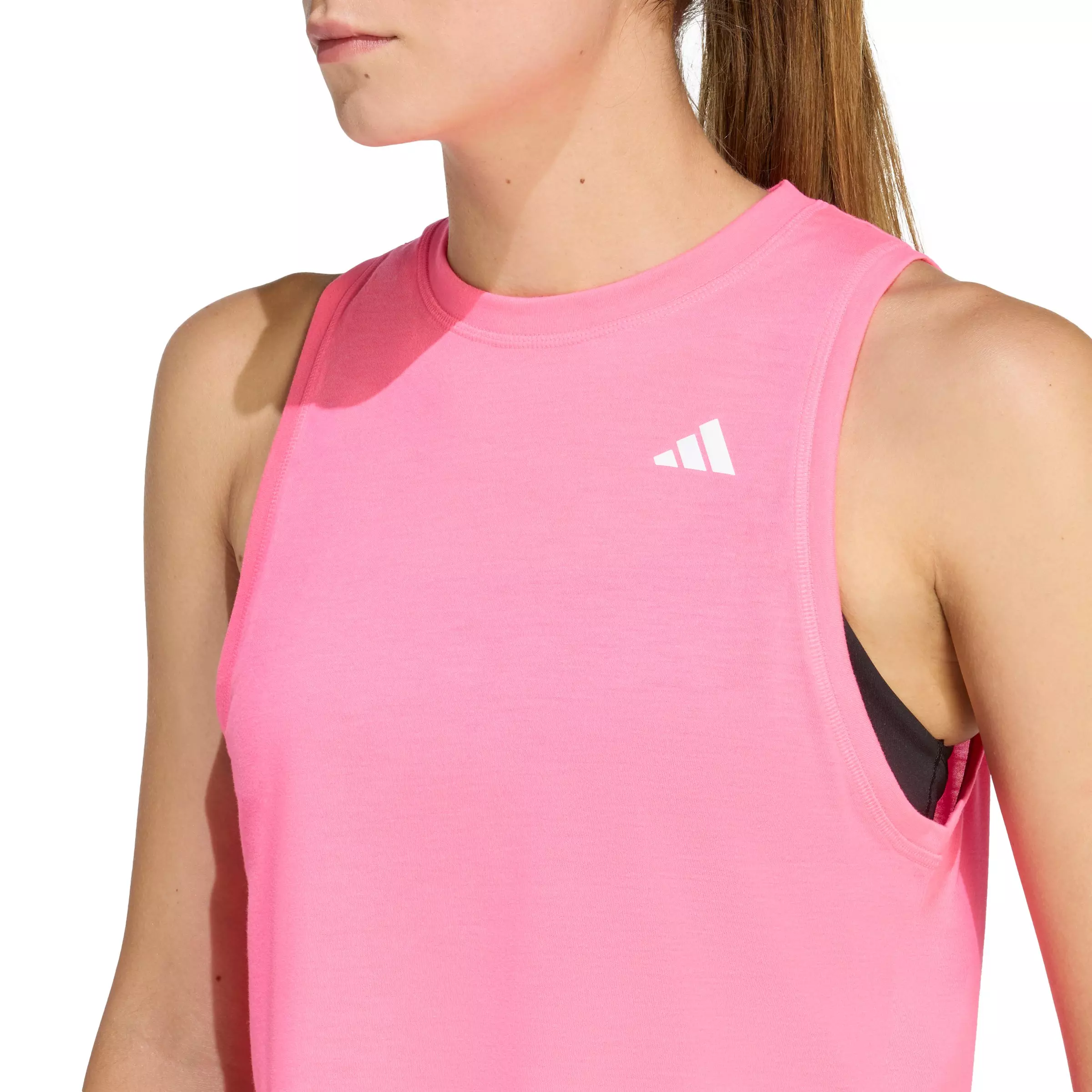 adidas Women's Train Essentials Boxy Workout Tank Top - Pink - PINK