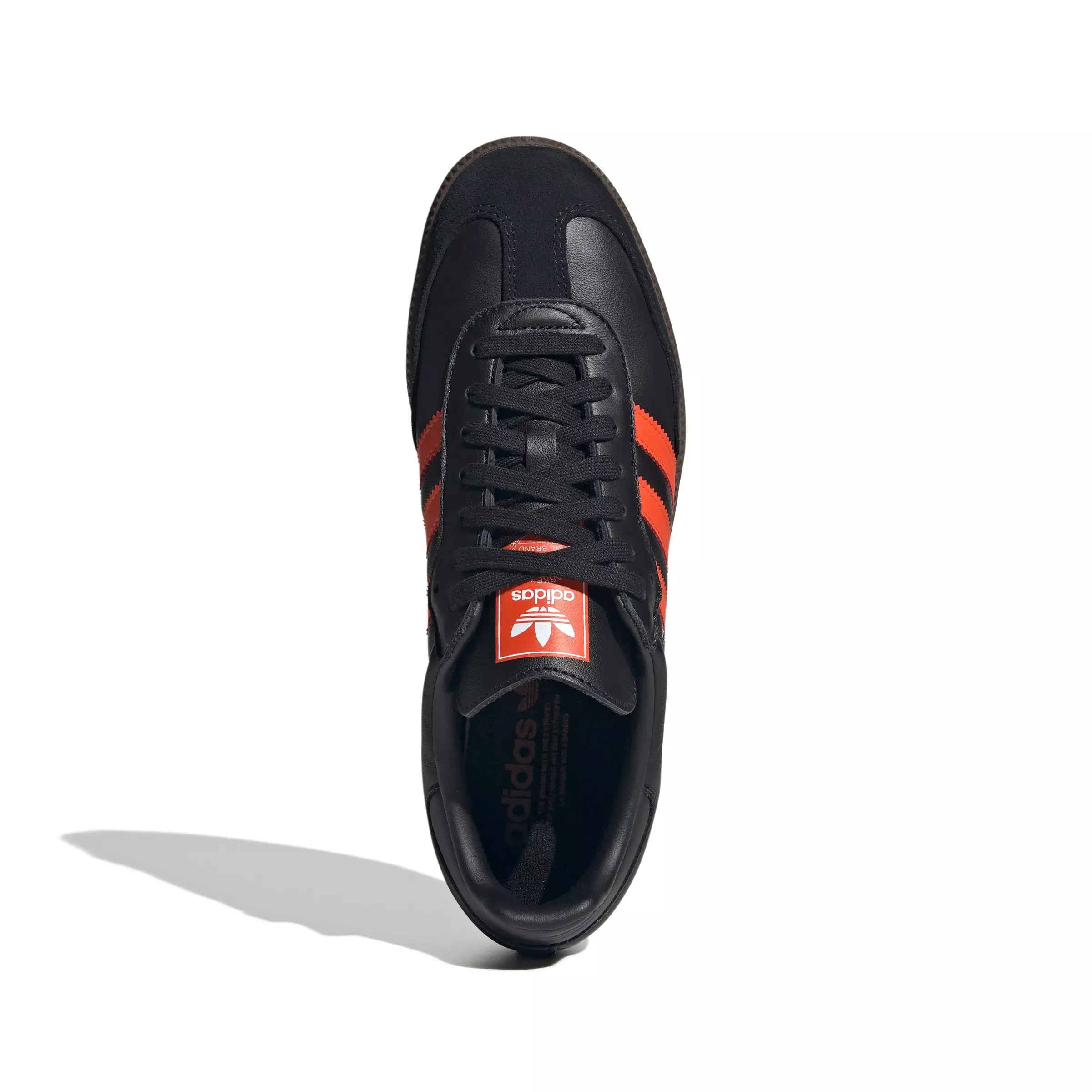 adidas Originals Samba OG "Core Black/Impact Orange/Gum 5" Men's Shoe - BLACK/ORANGE/GUM