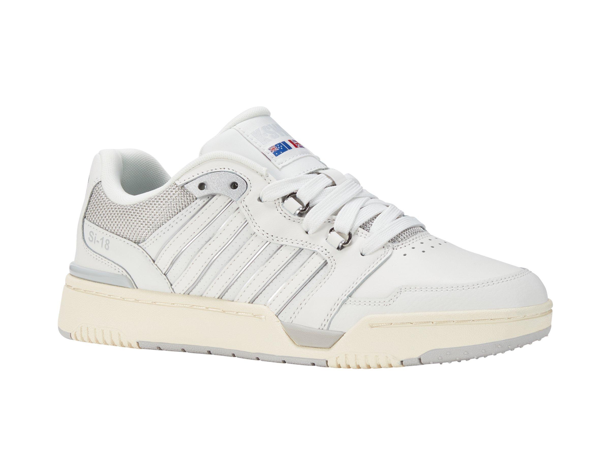 K-Swiss Si-18 Rival "Blanc De Blanc/Grey Violet/Antique White" Men's Shoe - BLANC/GREY/WHITE Thumbnail View 3