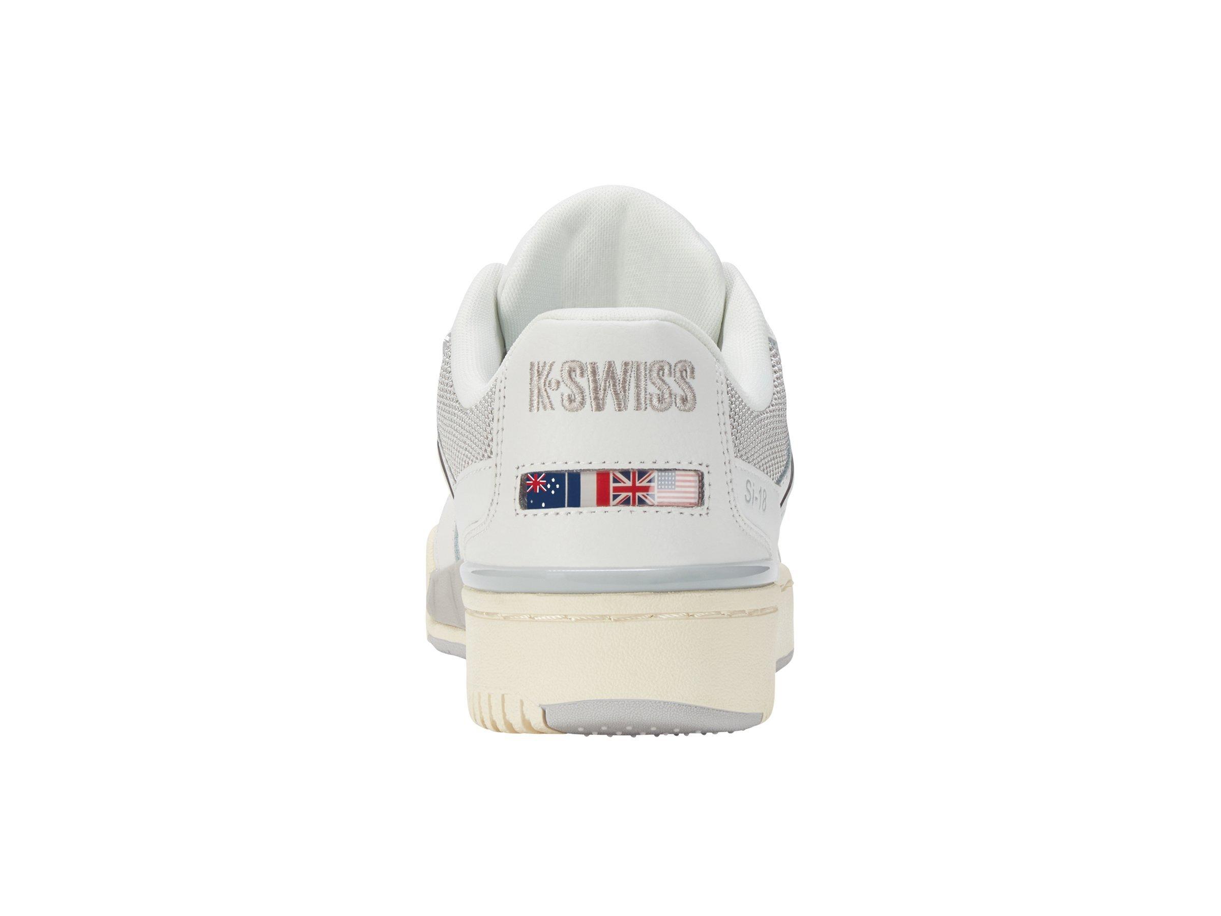 K-Swiss Si-18 Rival "Blanc De Blanc/Grey Violet/Antique White" Men's Shoe - BLANC/GREY/WHITE Thumbnail View 5