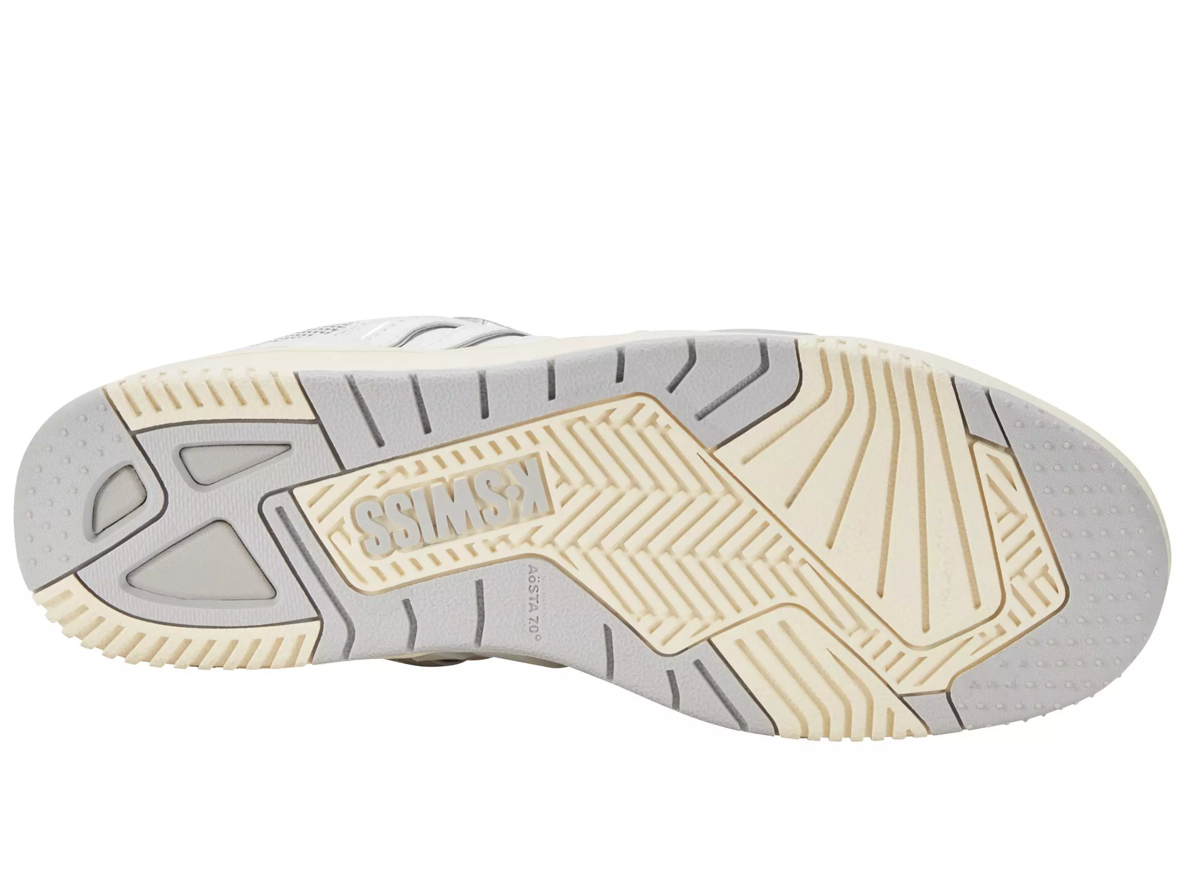 K-Swiss Si-18 Rival "Blanc De Blanc/Grey Violet/Antique White" Men's Shoe - BLANC/GREY/WHITE