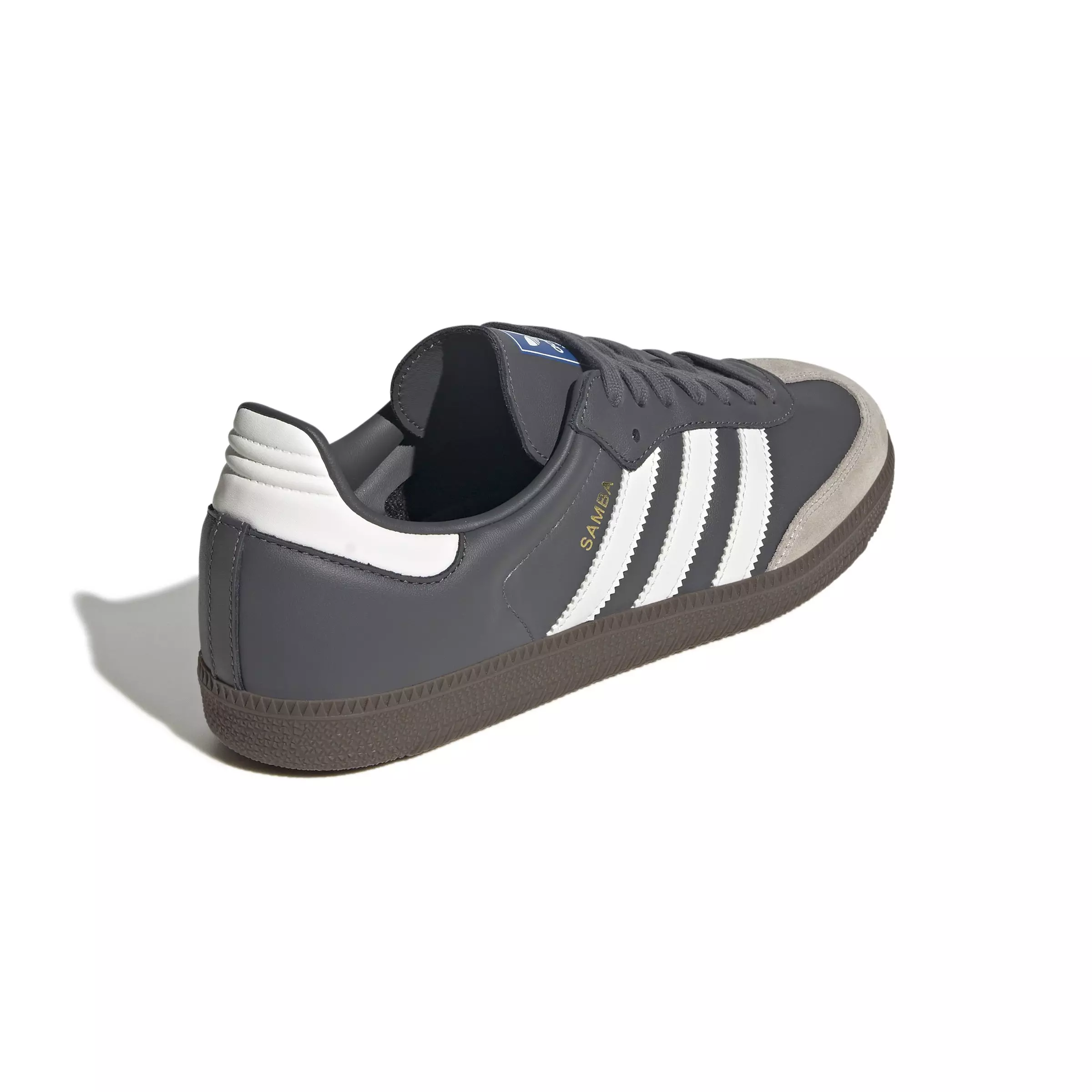 adidas Originals Samba OG "Grey Five/Core White/Gum 5" Men's Shoe - GREY/WHITE/GUM