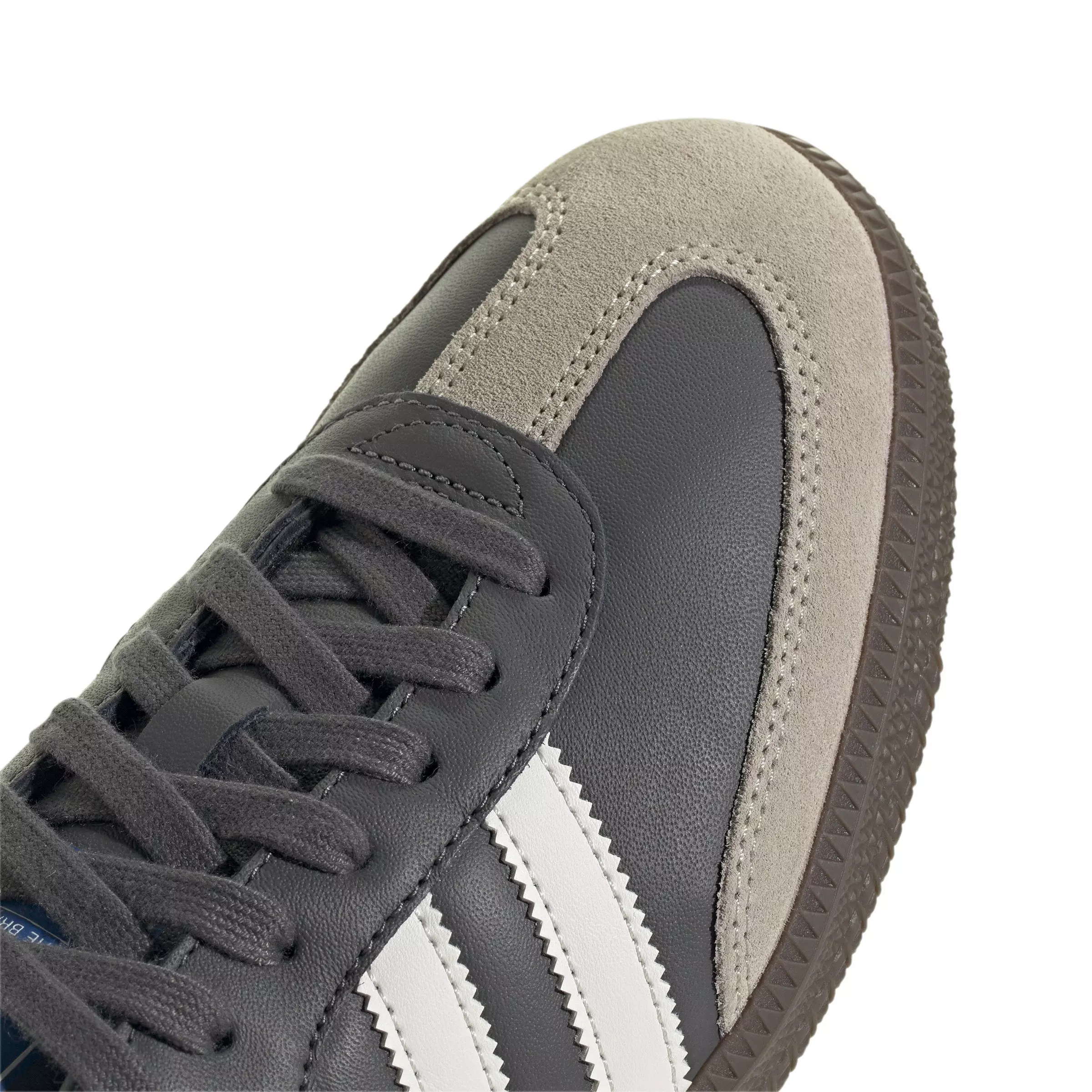 adidas Originals Samba OG "Grey Five/Core White/Gum 5" Men's Shoe - GREY/WHITE/GUM