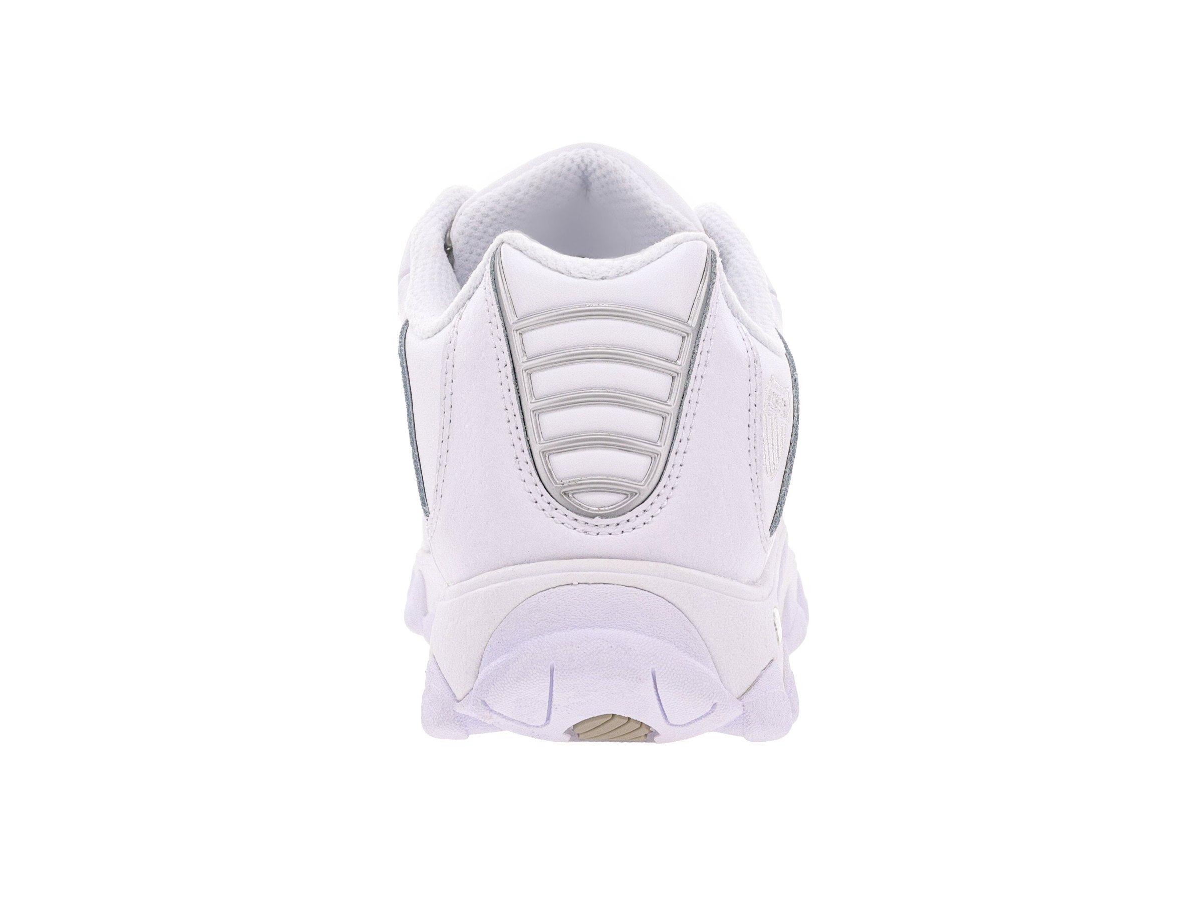 K-Swiss ST329 CMF "White/Silver" Women's Shoe - WHITE/SILVER Thumbnail View 5