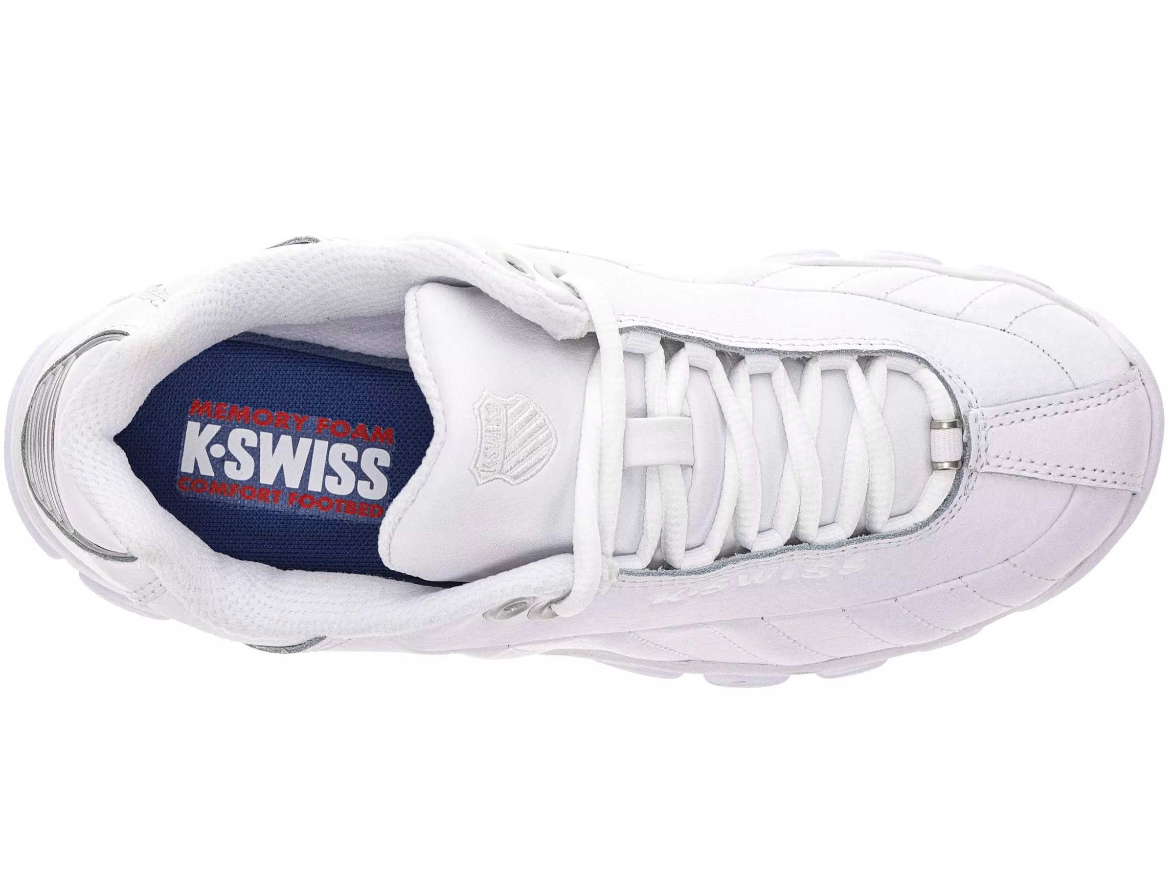 K-Swiss ST329 CMF "White/Silver" Women's Shoe - WHITE/SILVER